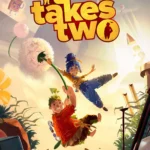 Cảnh hai nhân vật Cody và May trong gameplay co-op độc đáo của game platformer It Takes Two