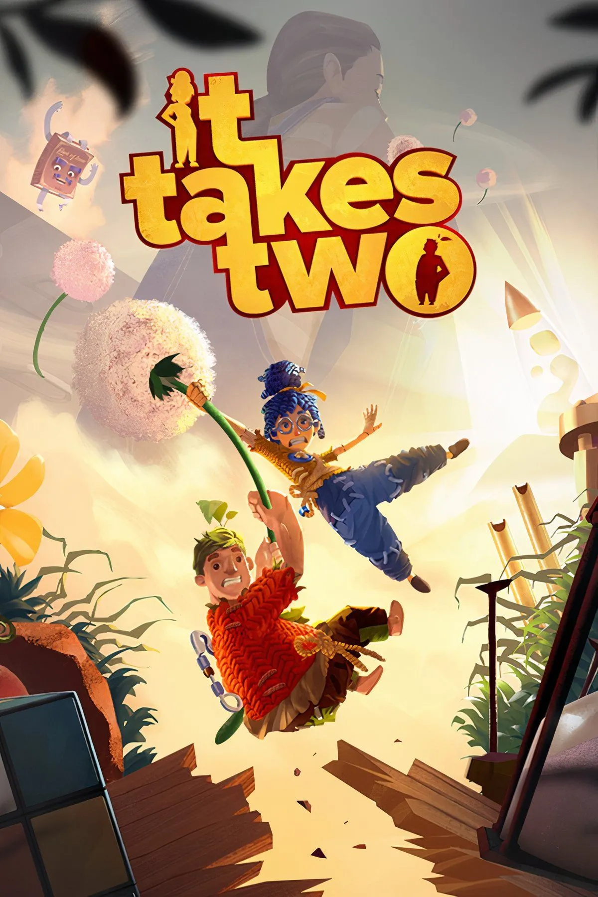 Cảnh hai nhân vật Cody và May trong gameplay co-op độc đáo của game platformer It Takes Two