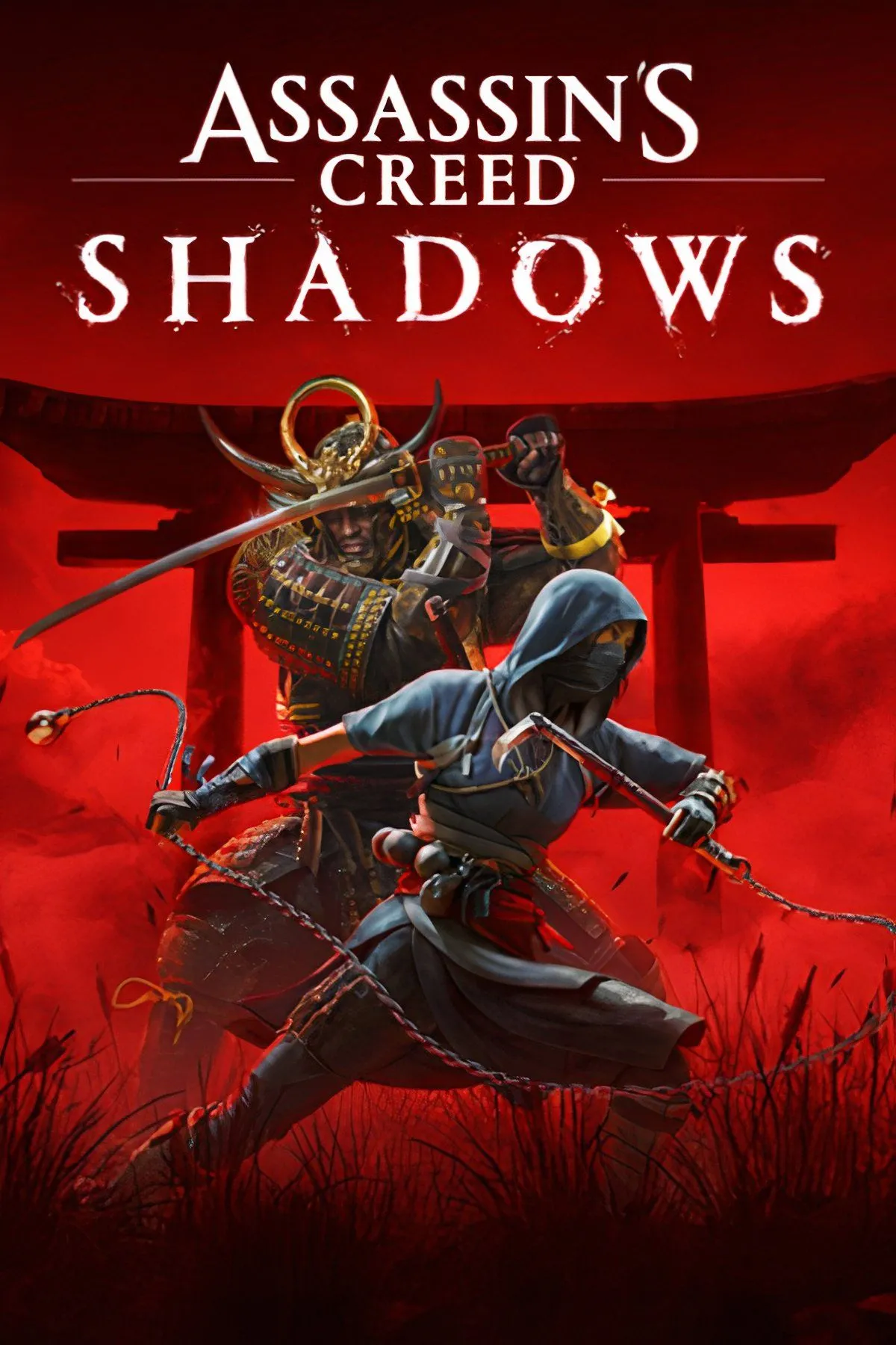 Cảnh quan Nhật Bản phong kiến với kiến trúc truyền thống trong Assassin's Creed Shadows.