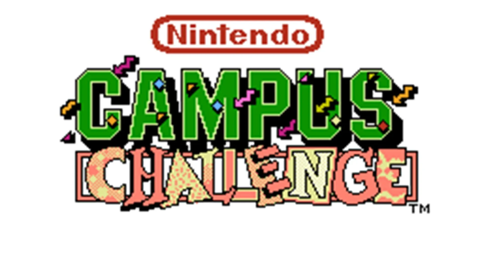 Màn hình tiêu đề game Nintendo Campus Challenge 1992, một phiên bản cực hiếm