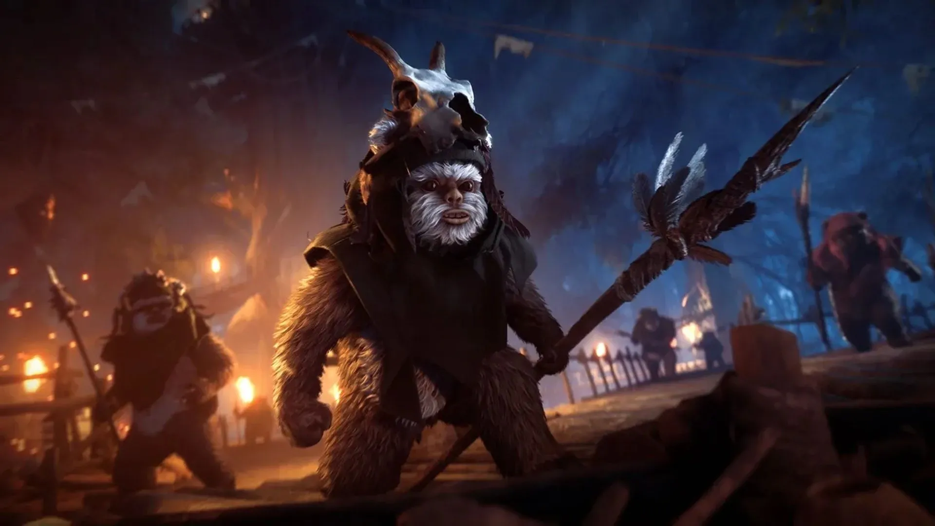 Một cảnh hành động trong Star Wars Battlefront 2