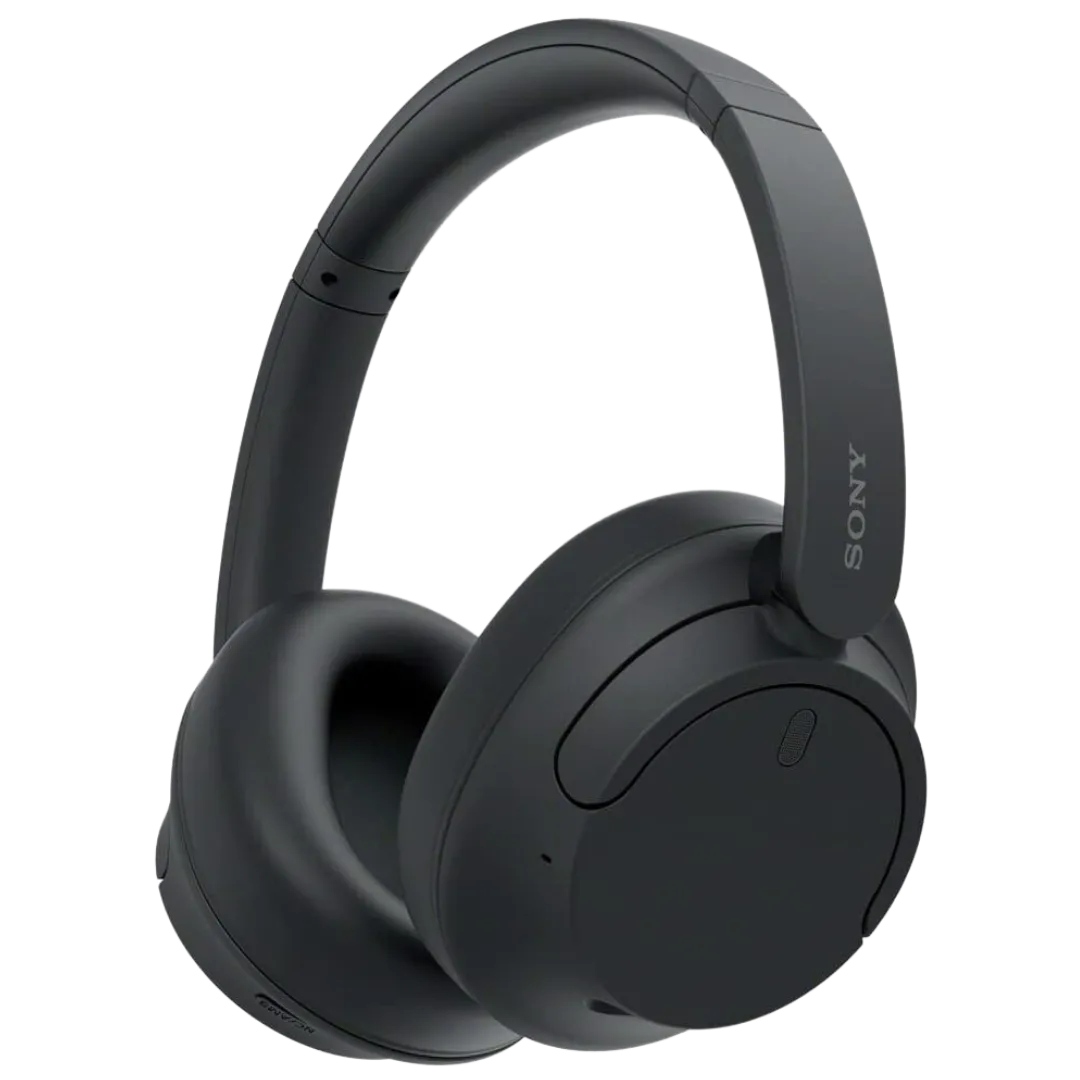Tai nghe chụp tai Sony WH-CH720N màu đen đặt nghiêng
