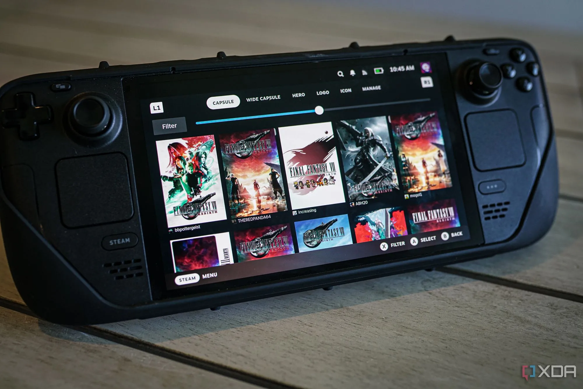 Thiết bị chơi game cầm tay PC Steam Deck, đại diện cho xu hướng phần cứng đa dạng ngoài console truyền thống
