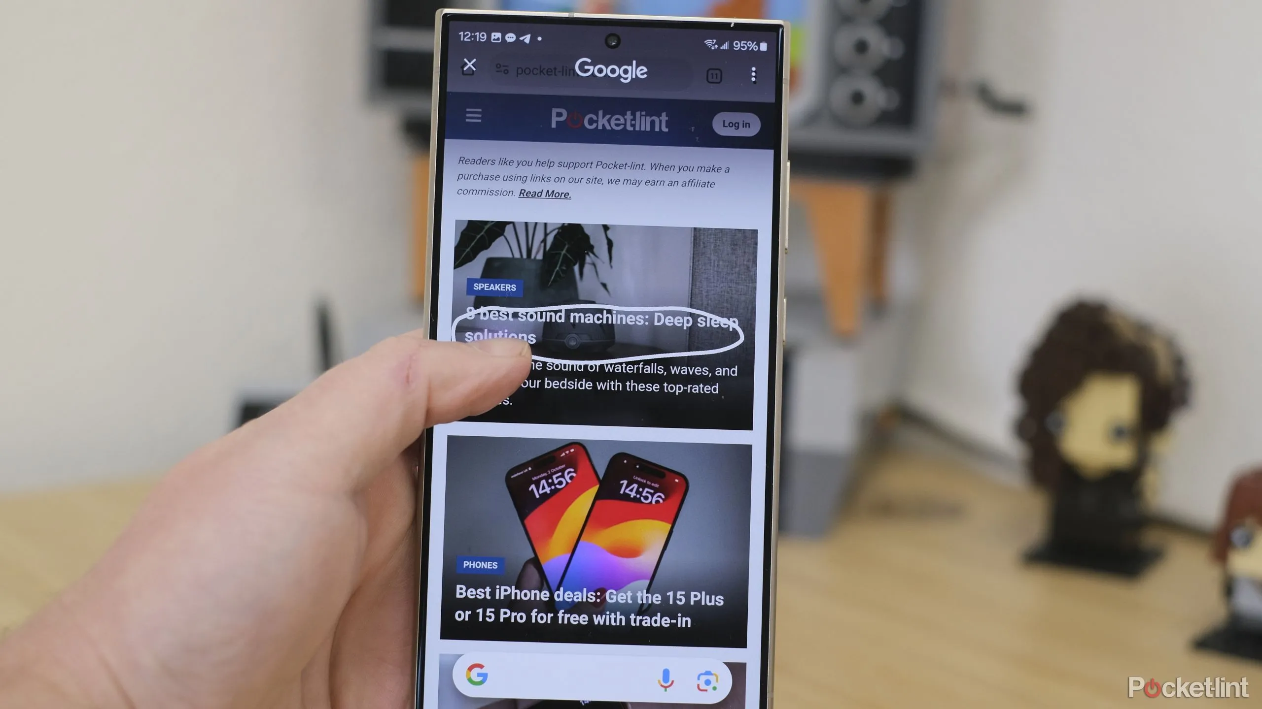 Tính năng Circle to Search của Samsung trên điện thoại Android
