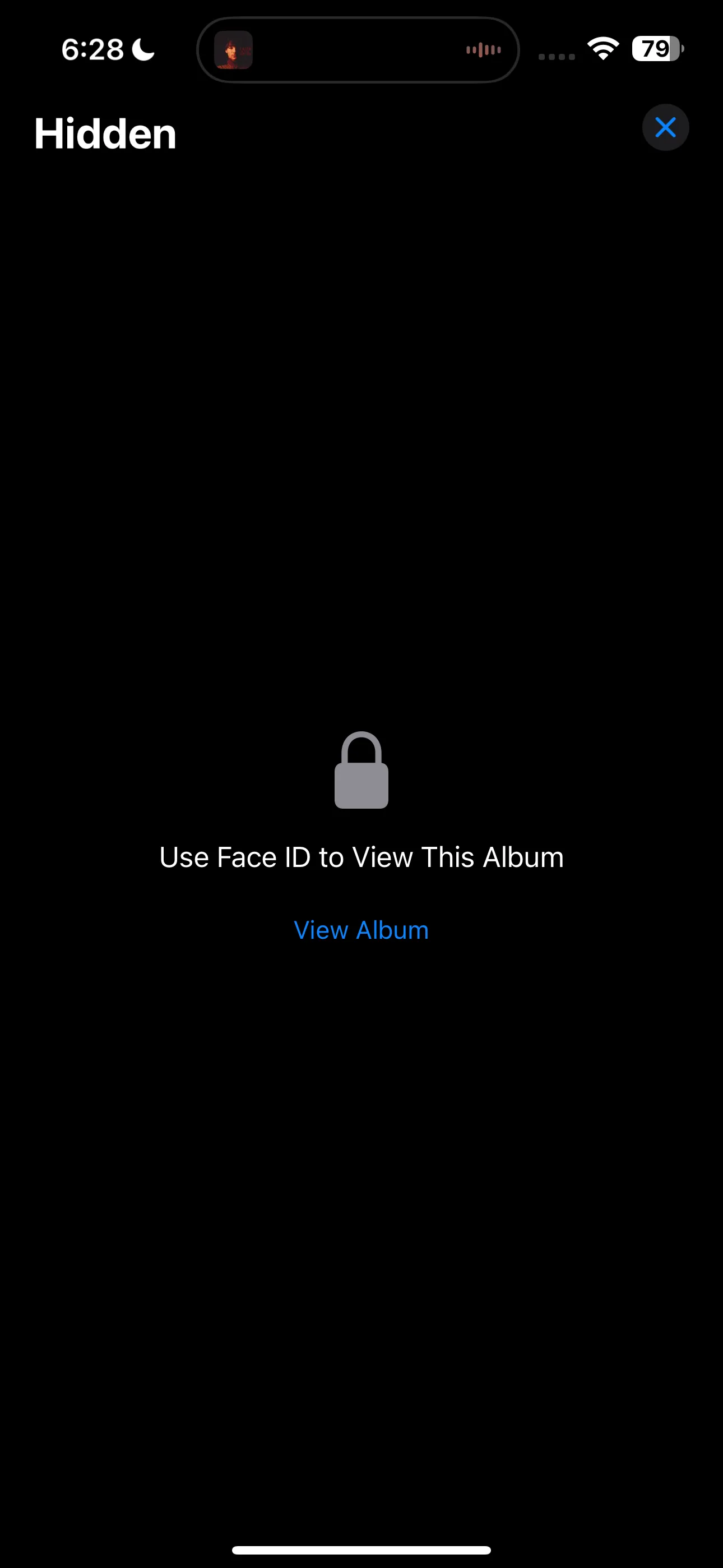 Album Ẩn yêu cầu xác thực Face ID để xem ảnh trên iPhone