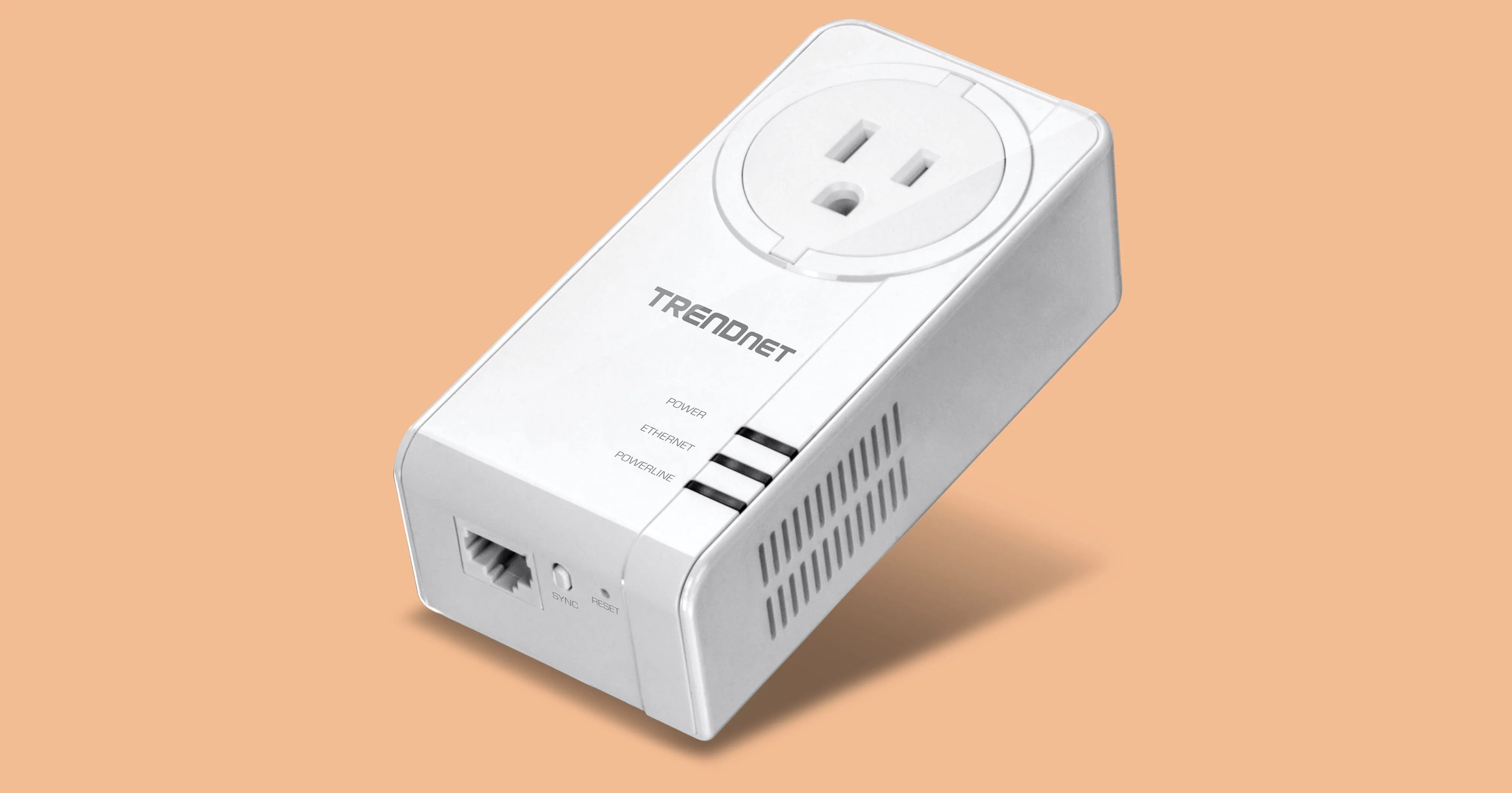 Bộ chuyển đổi Powerline Adapter của Trendnet, thiết bị giúp truyền tải internet qua hệ thống dây điện trong nhà