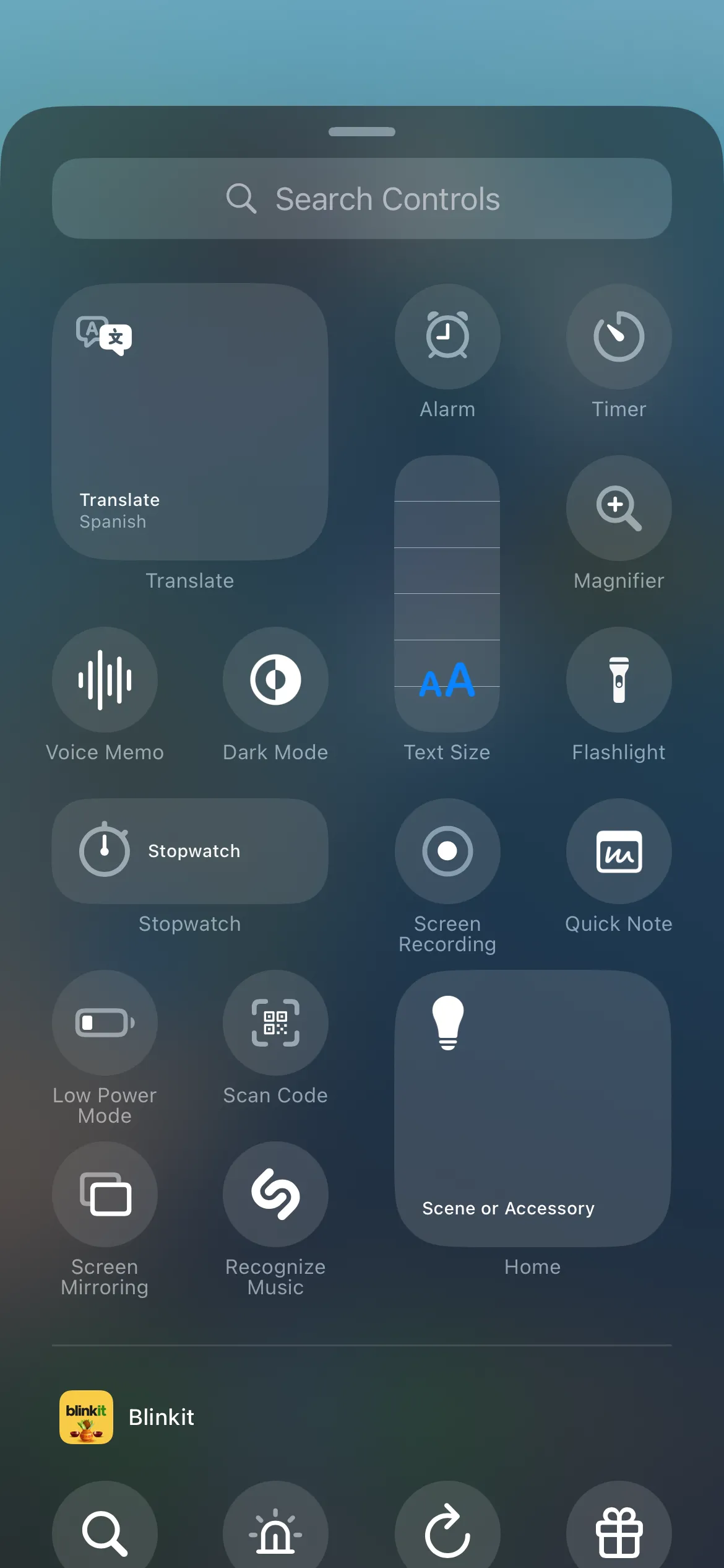 Các tùy chọn thêm vào Trung tâm điều khiển trên iPhone giúp truy cập nhanh các chức năng