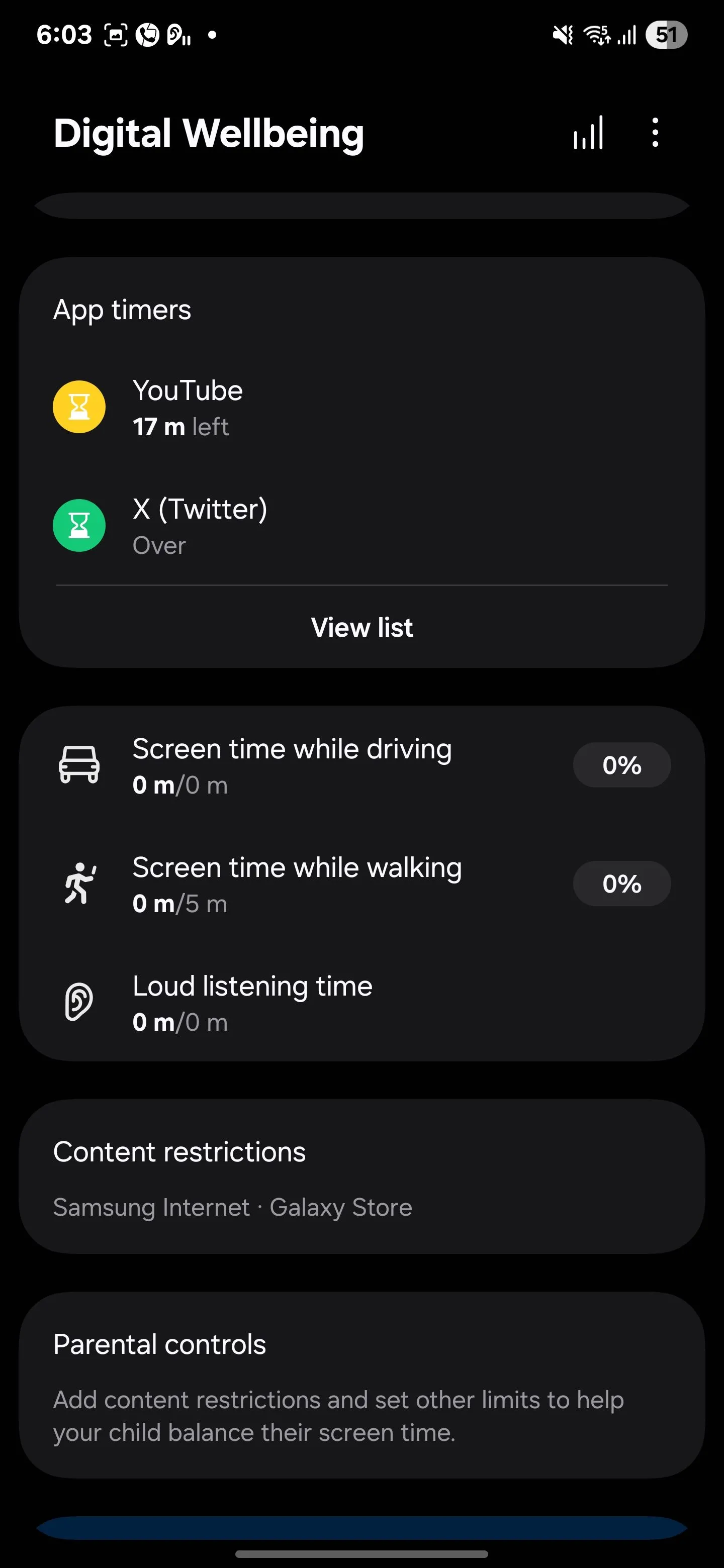 Cài đặt hẹn giờ ứng dụng (App Timers) cho các ứng dụng cụ thể trong Digital Wellbeing Samsung