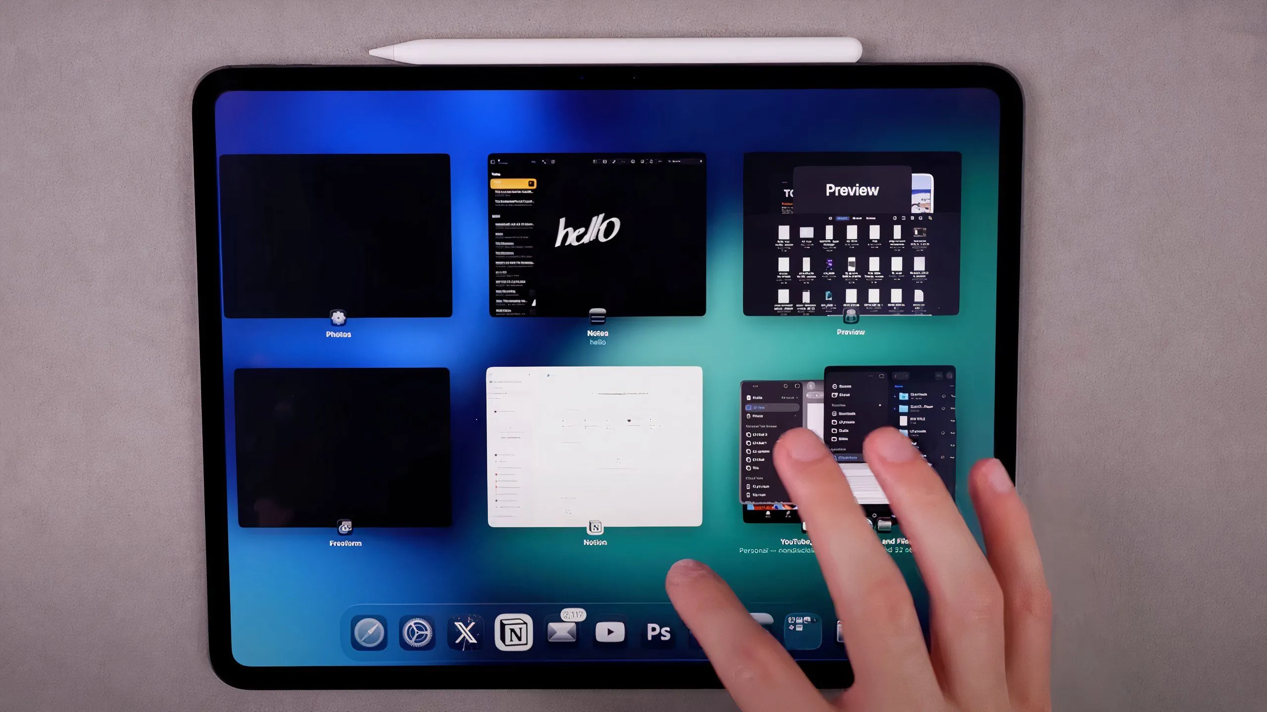 Chế độ Exposé trên iPadOS 26 tại sự kiện Apple WWDC 2025