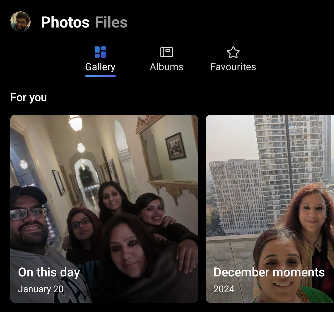 Album ảnh tự động được tuyển chọn trên Microsoft OneDrive