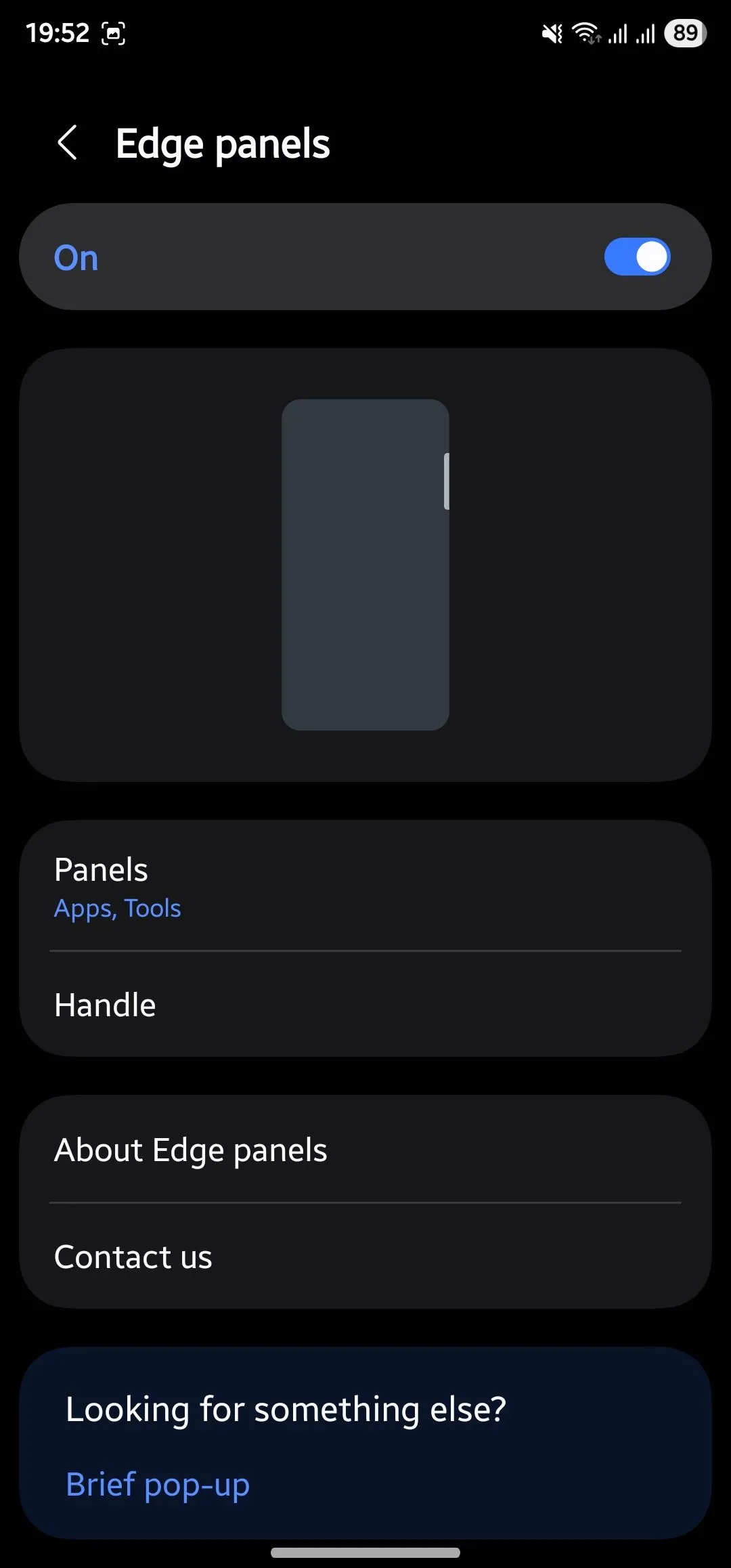 Bật Edge Panel trên điện thoại Samsung.