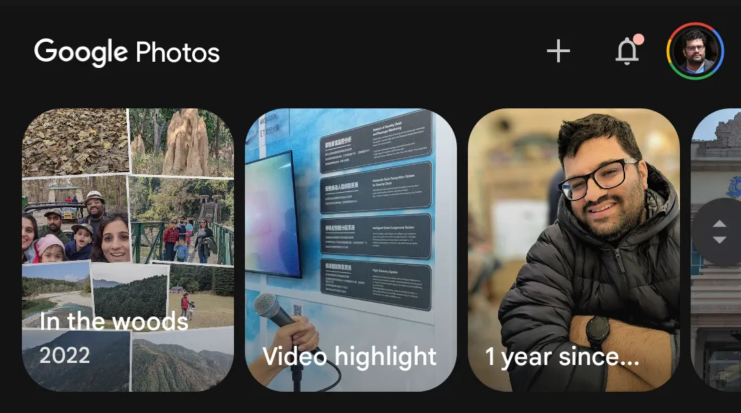 Các album ảnh được tuyển chọn tự động trên Google Photos
