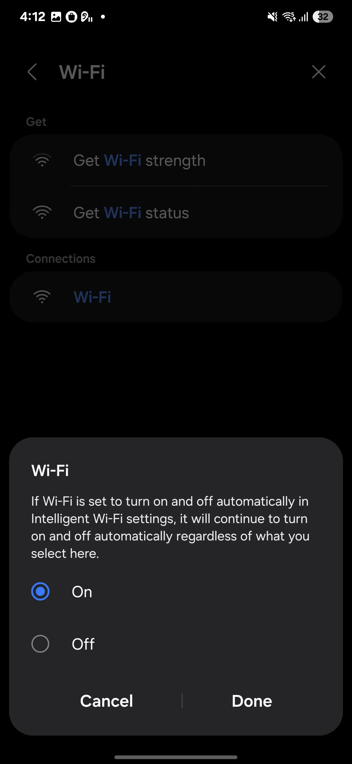 Các bước thiết lập quy trình Samsung tự động bật Wi-Fi khi bạn đến địa điểm đã chọn
