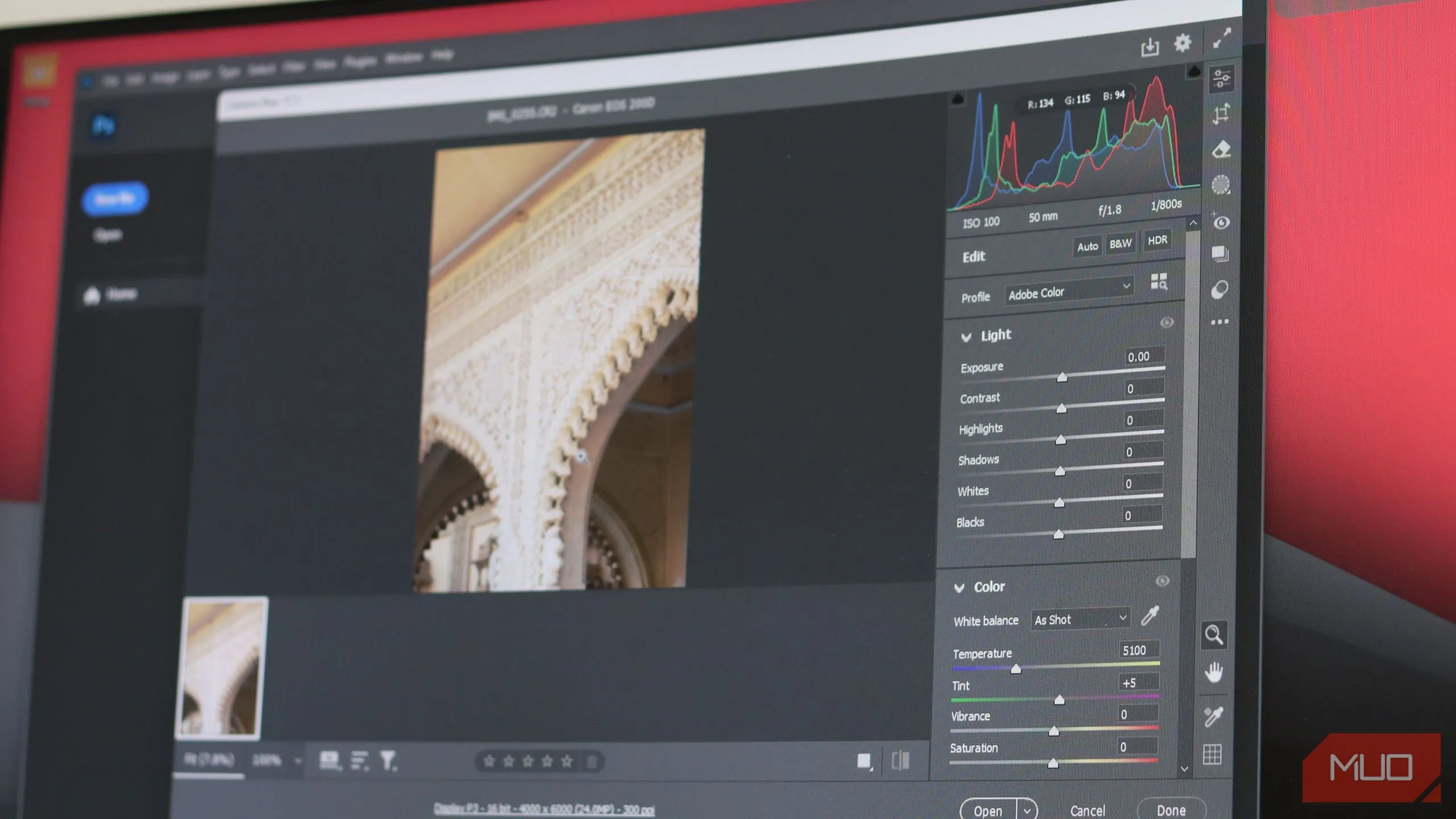 Cài đặt Adobe Camera Raw trong Photoshop cung cấp khả năng chỉnh sửa ảnh RAW chuyên nghiệp