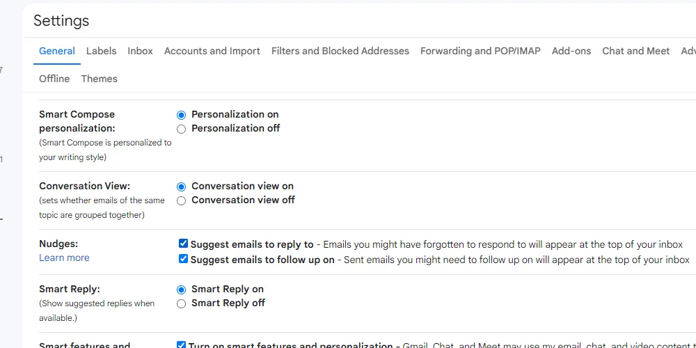 Cài đặt nhắc nhở của Gmail với giao diện dễ hiểu