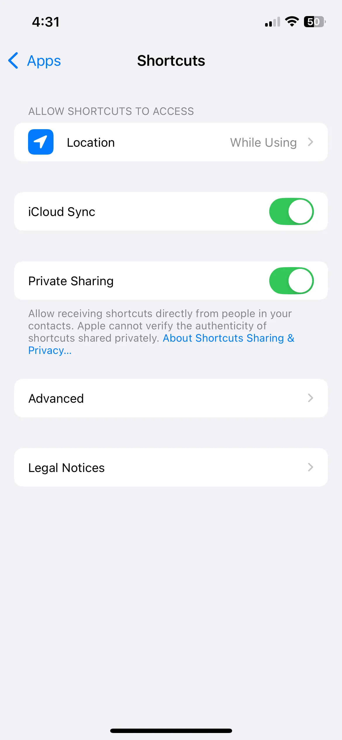 Cài đặt ứng dụng Phím tắt trên iPhone để cho phép xóa dữ liệu lớn