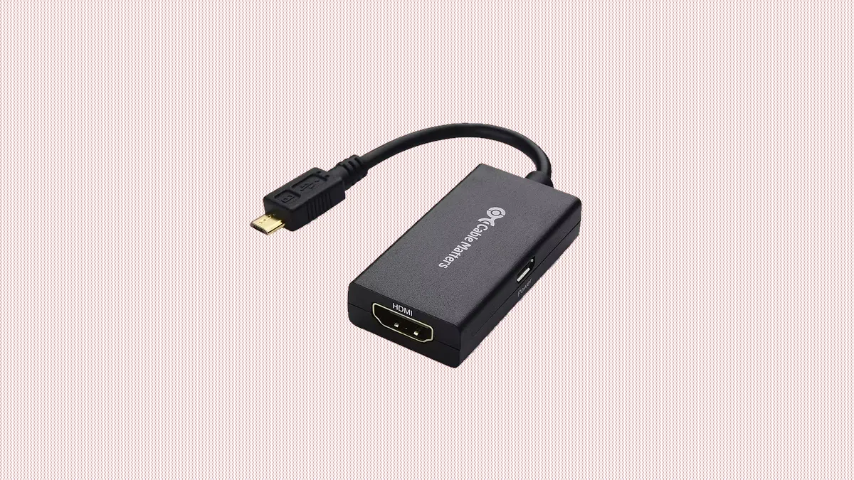 Cáp chuyển đổi Micro USB sang HDMI MHL của Cable Matters với cổng sạc hỗ trợ kết nối điện thoại cũ
