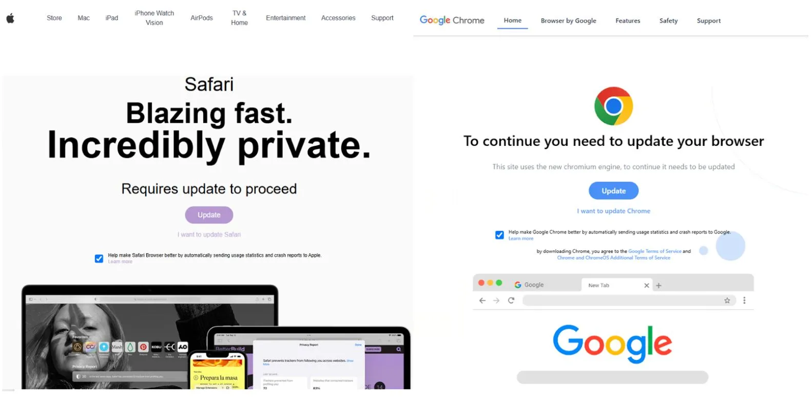 Cửa sổ pop-up độc hại của FrigidStealer giả mạo cập nhật trình duyệt Safari để đánh lừa người dùng macOS