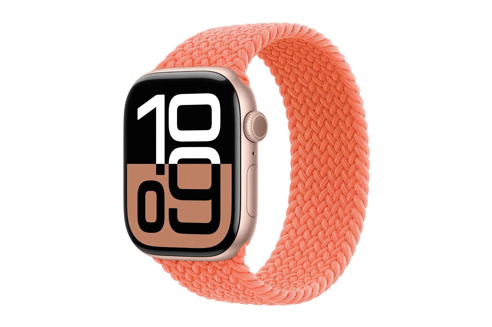 Dây đeo Braided Solo Loop màu Tangerine cho Apple Watch