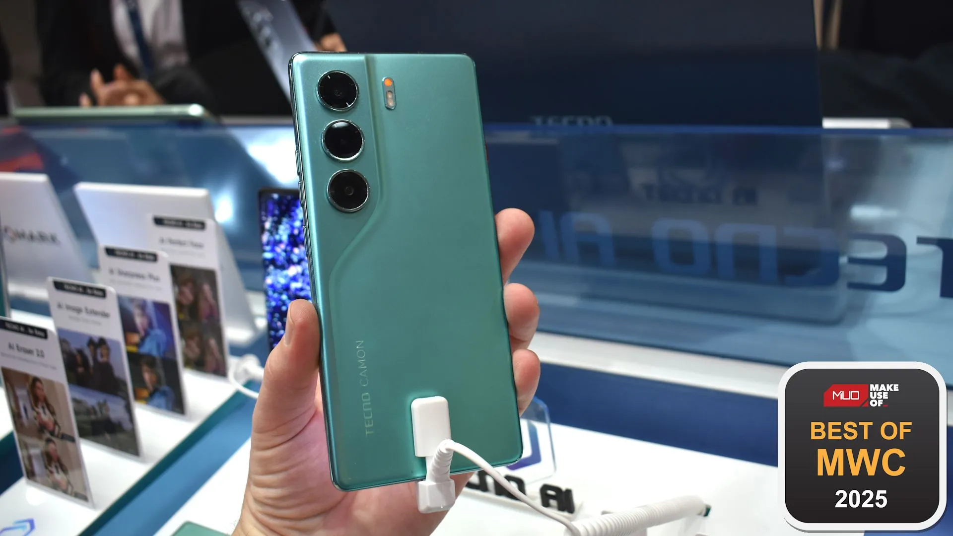 Điện thoại Tecno Camon 40 Pro 5G đạt giải thưởng tại MWC 2025, nổi bật khả năng chụp ảnh