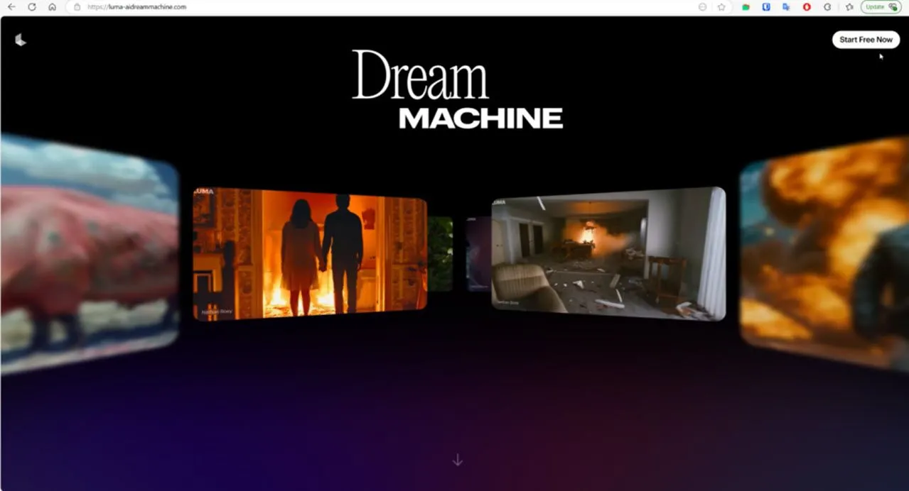 Giao diện công cụ tạo video AI giả mạo được dùng để phát tán mã độc Noodlophile, minh họa cách file thực thi được ngụy trang thành video MP4.