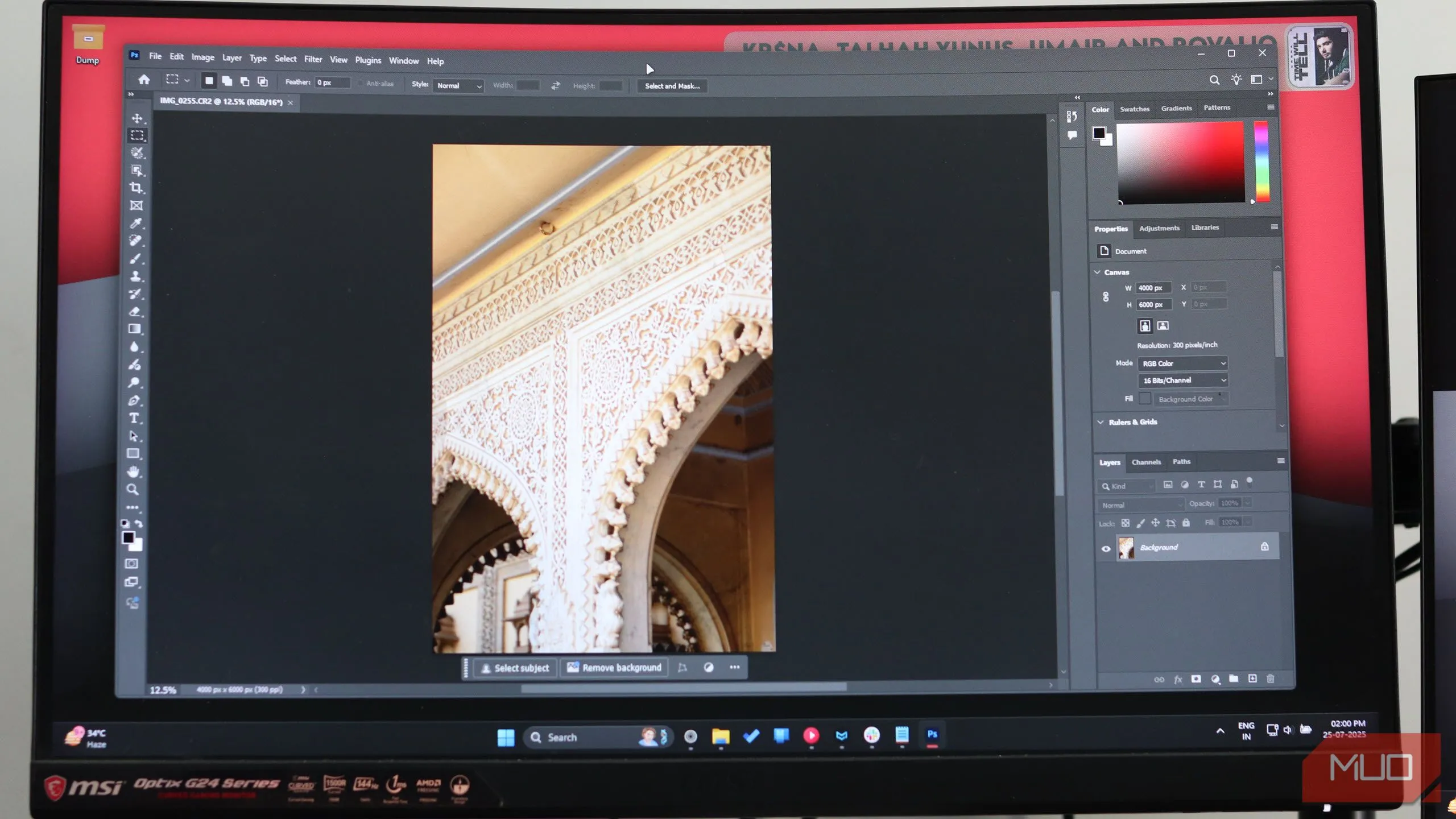 Giao diện Photoshop 2025 trên Windows 11 trực quan, dễ sử dụng cho người mới và chuyên gia