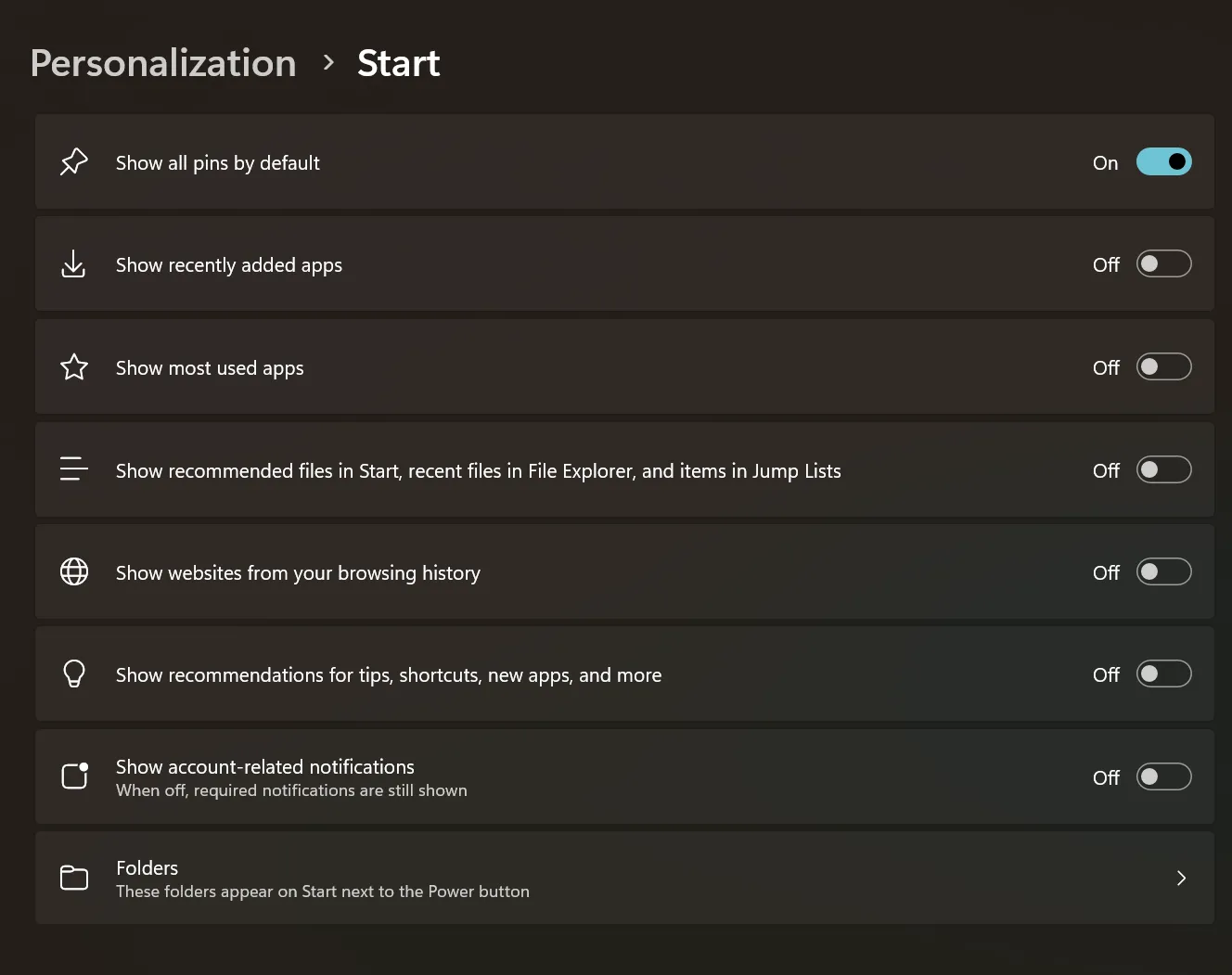 Giao diện Start Menu Windows 11 đã được cải tiến trong chương trình Insider với phần Đề xuất.