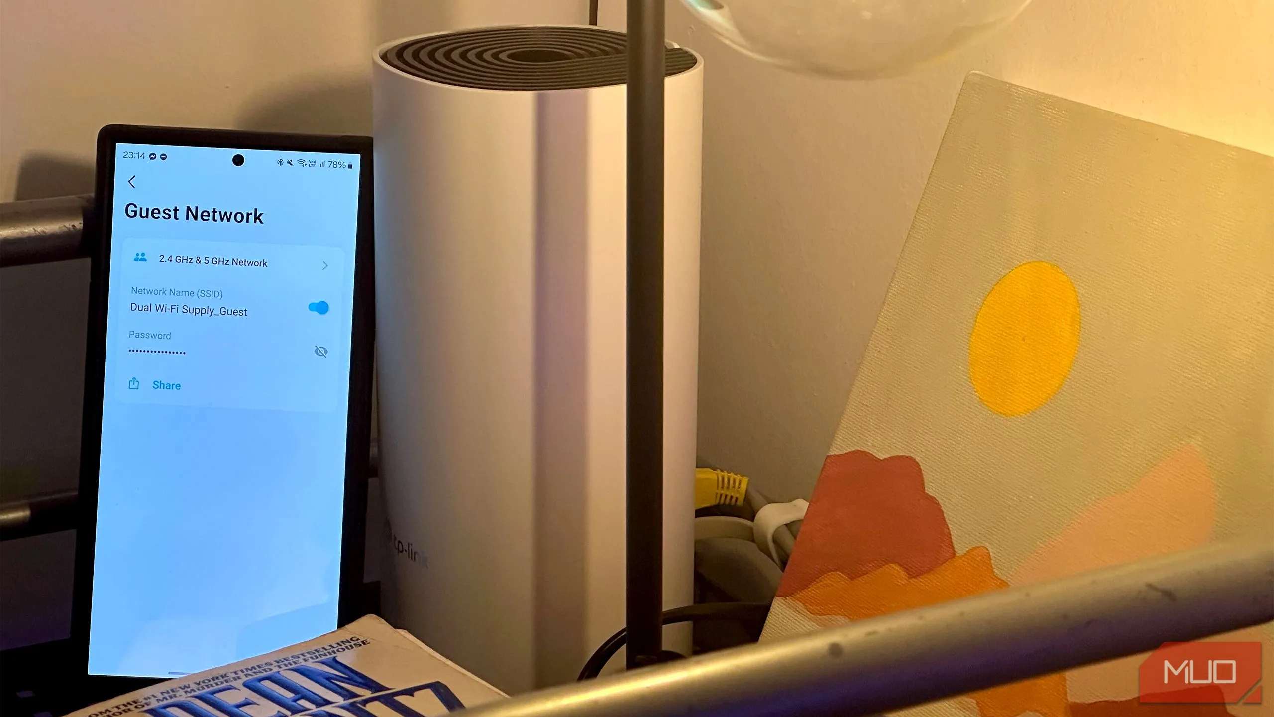 Giao diện thiết lập Mạng Wi-Fi Khách trên ứng dụng TP-Link Deco