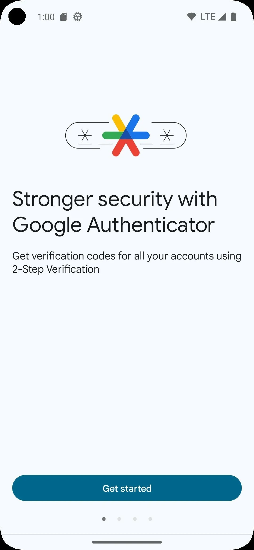 Giao diện thiết lập xác thực hai yếu tố bằng Google Authenticator.