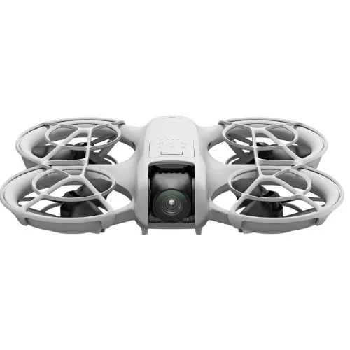Hình ảnh flycam DJI Neo nhìn từ phía trước với các cánh quạt gập gọn