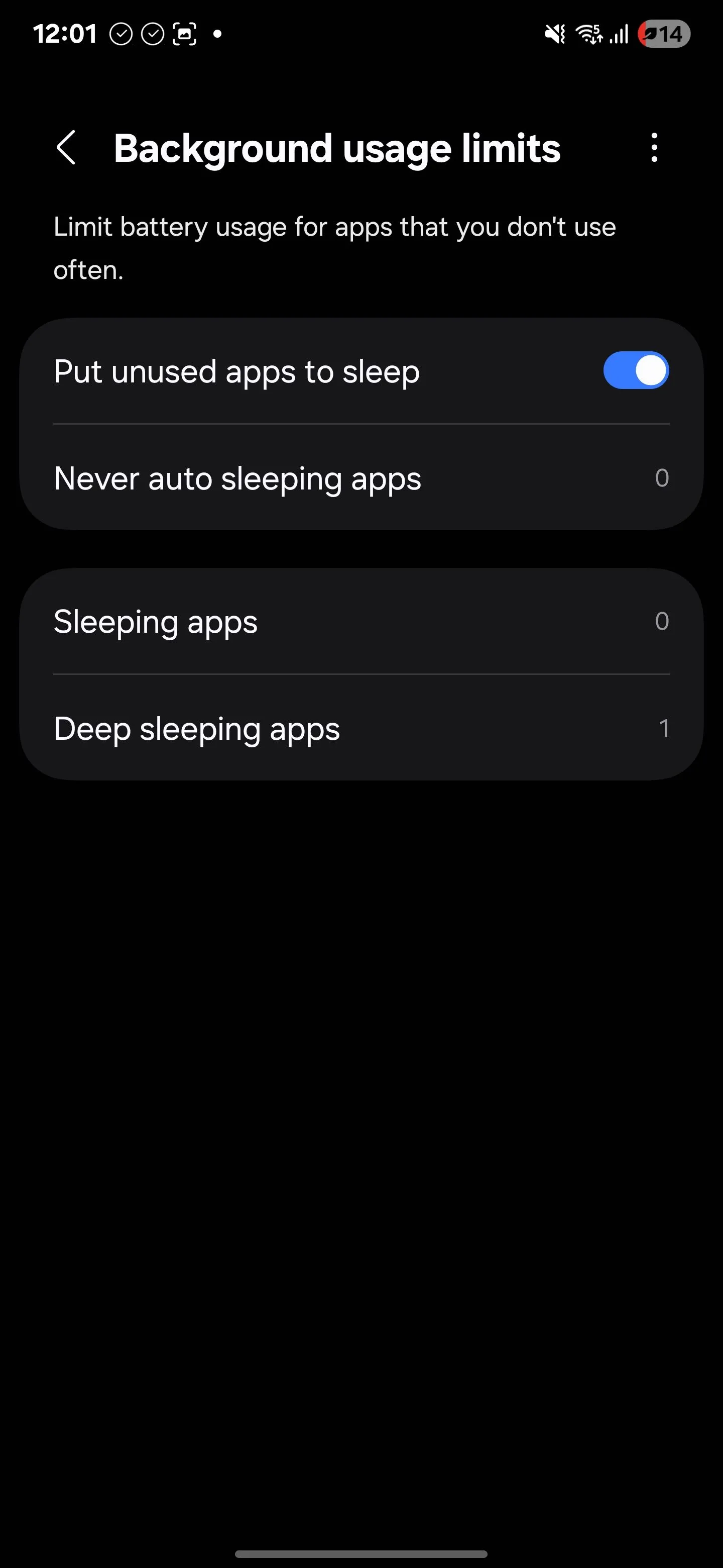 Kích hoạt chế độ &quot;Đưa ứng dụng không dùng vào chế độ ngủ&quot; trên Android