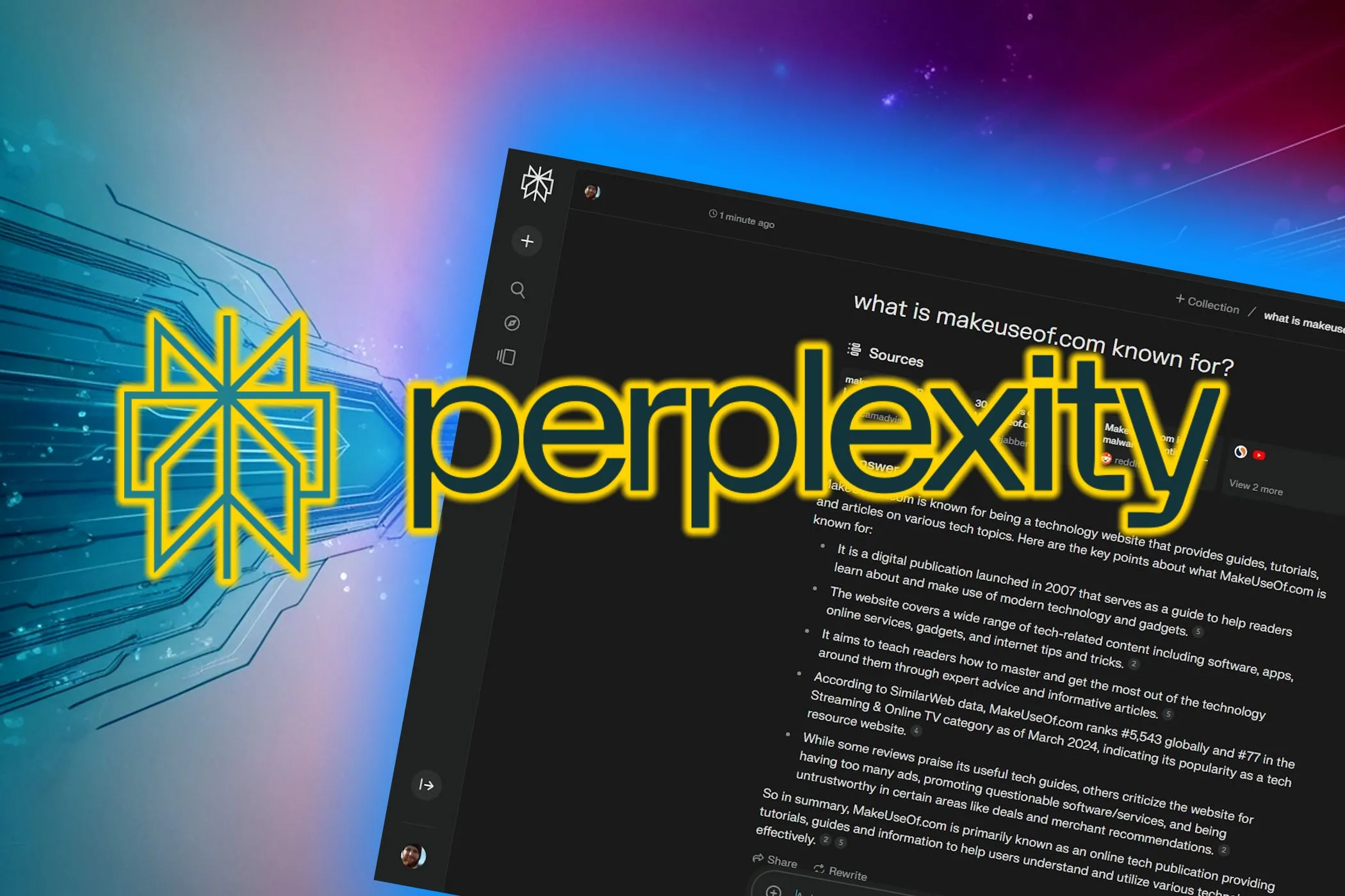Logo Perplexity nổi bật trên giao diện ứng dụng Perplexity với màu sắc đặc trưng