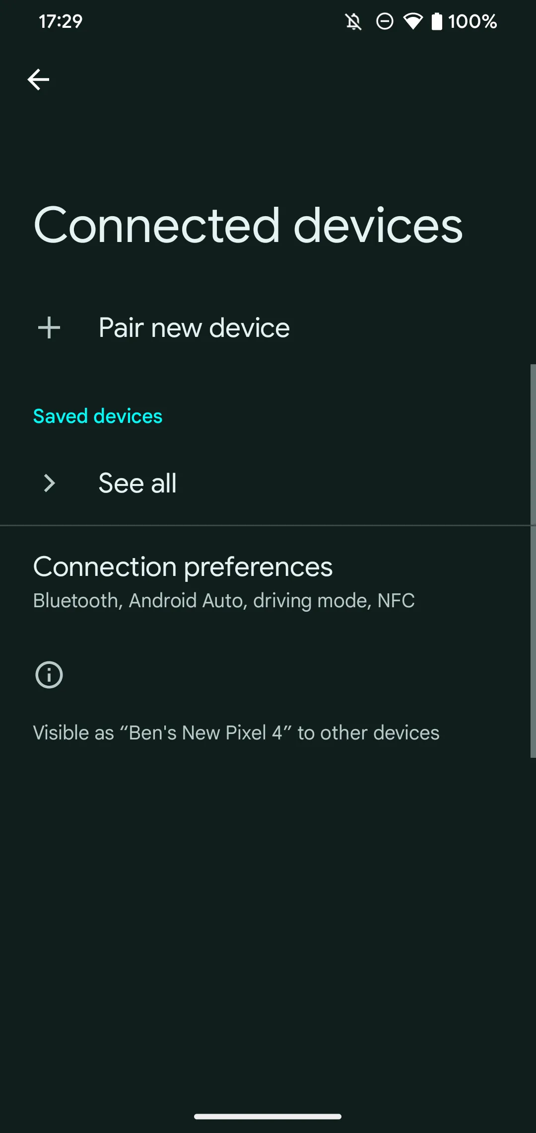 Màn hình cài đặt Bluetooth trên điện thoại Android hiển thị tùy chọn "Ghép nối thiết bị mới" để kết nối AirPods.