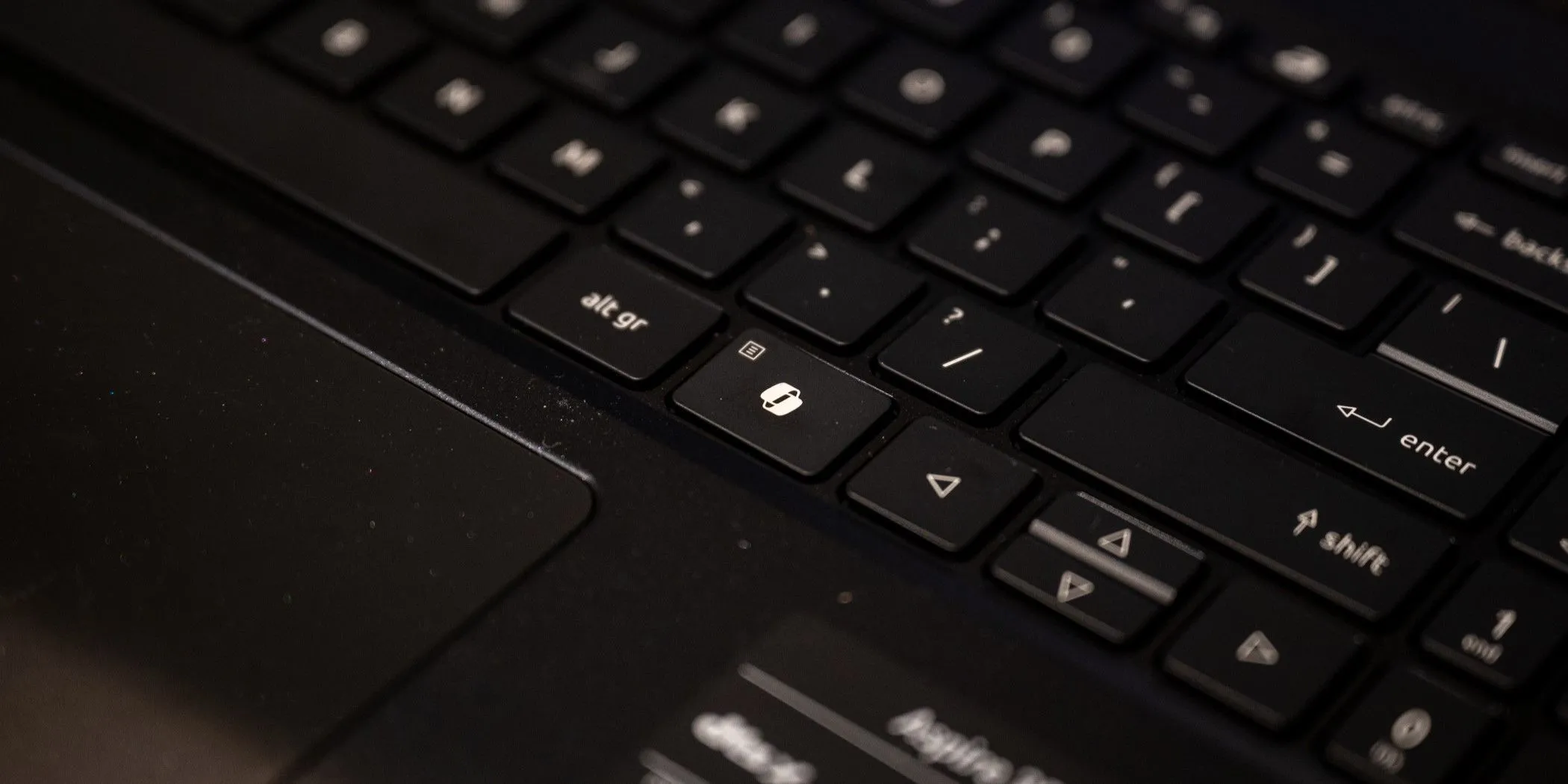 Nút Copilot trên bàn phím laptop Acer