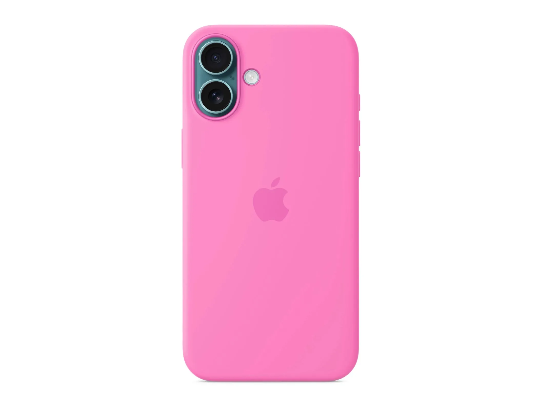 Ốp lưng silicone MagSafe màu Peony cho iPhone 16 Plus mới của Apple