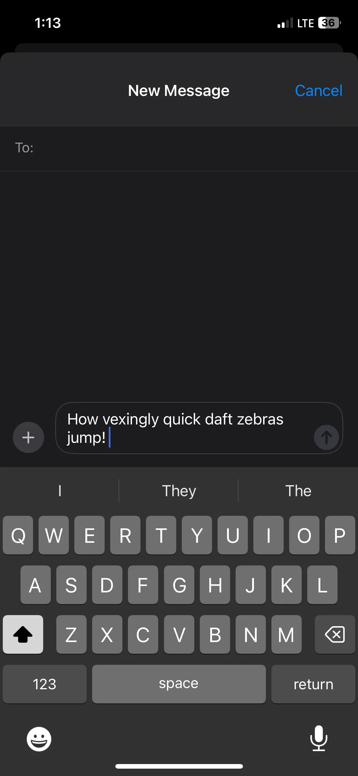 Phím tắt văn bản được thay thế bằng câu dài hơn trên iPhone.