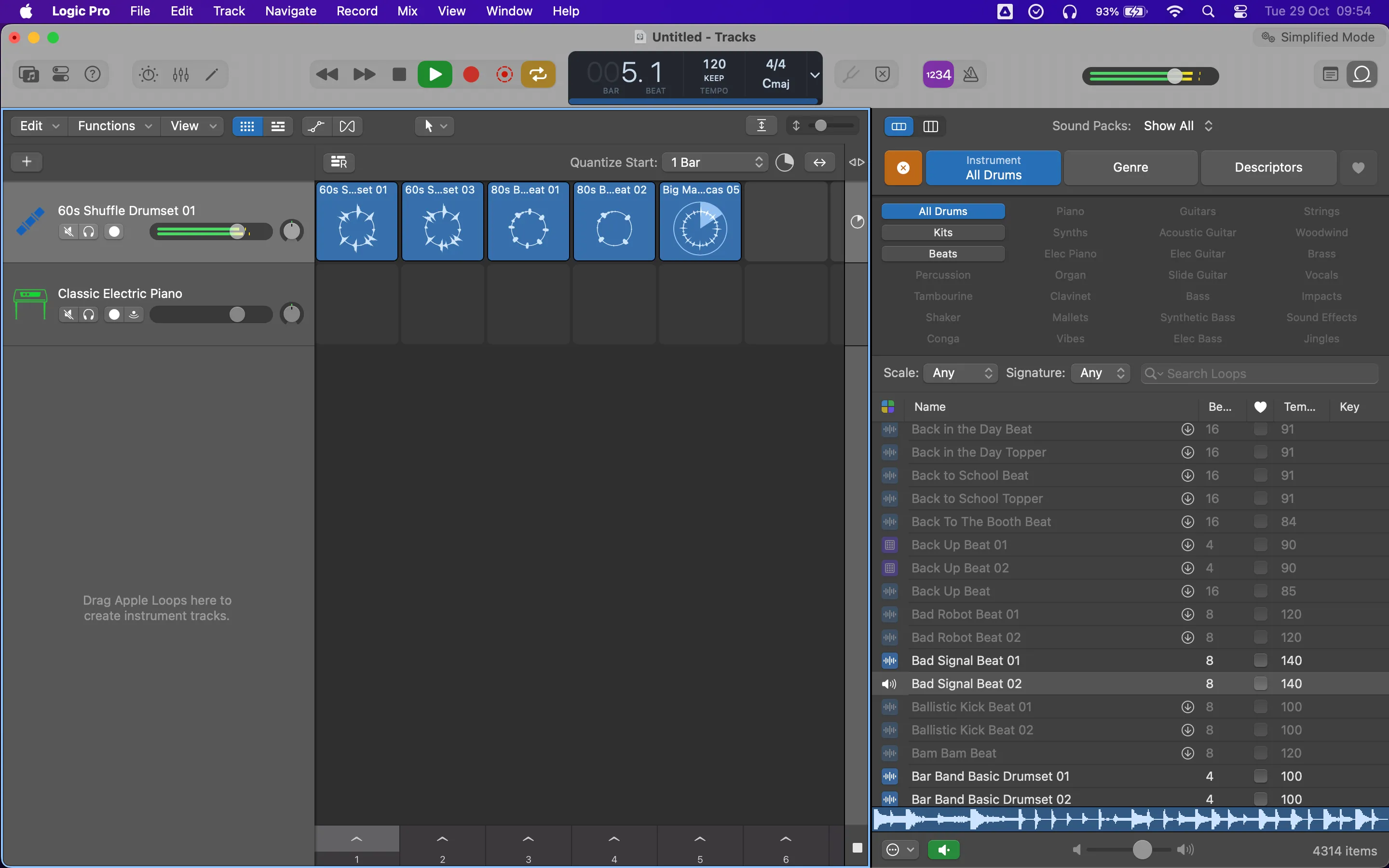 Sản xuất âm nhạc và phối khí chất lượng cao với Logic Pro trên Mac