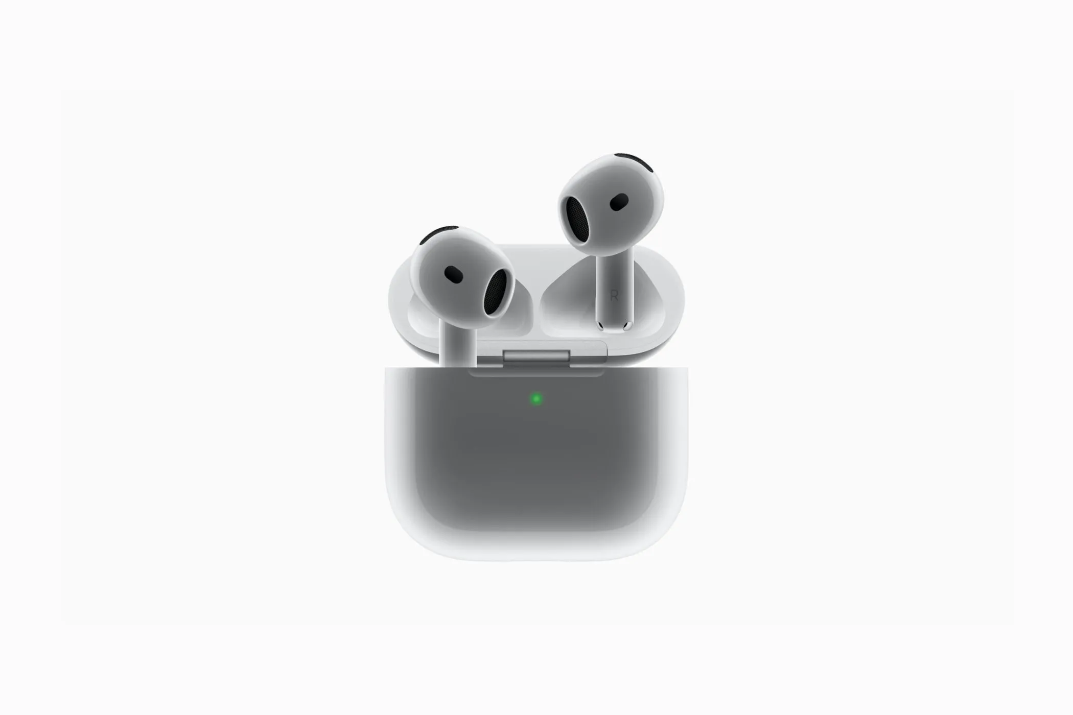 Tai nghe Apple AirPods 4 và hộp sạc đi kèm