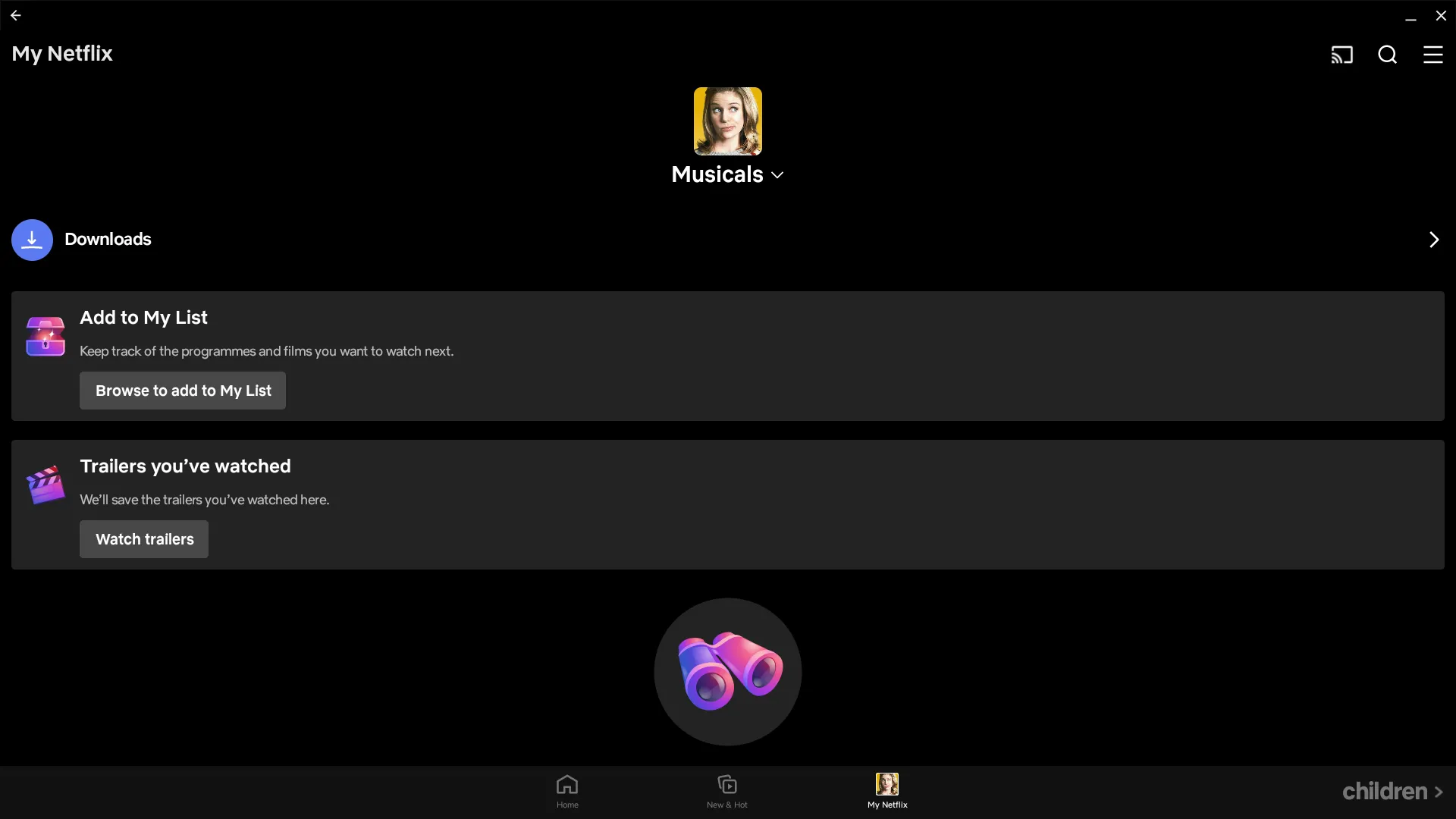 Tạo hồ sơ Netflix chuyên biệt cho từng thể loại phim
