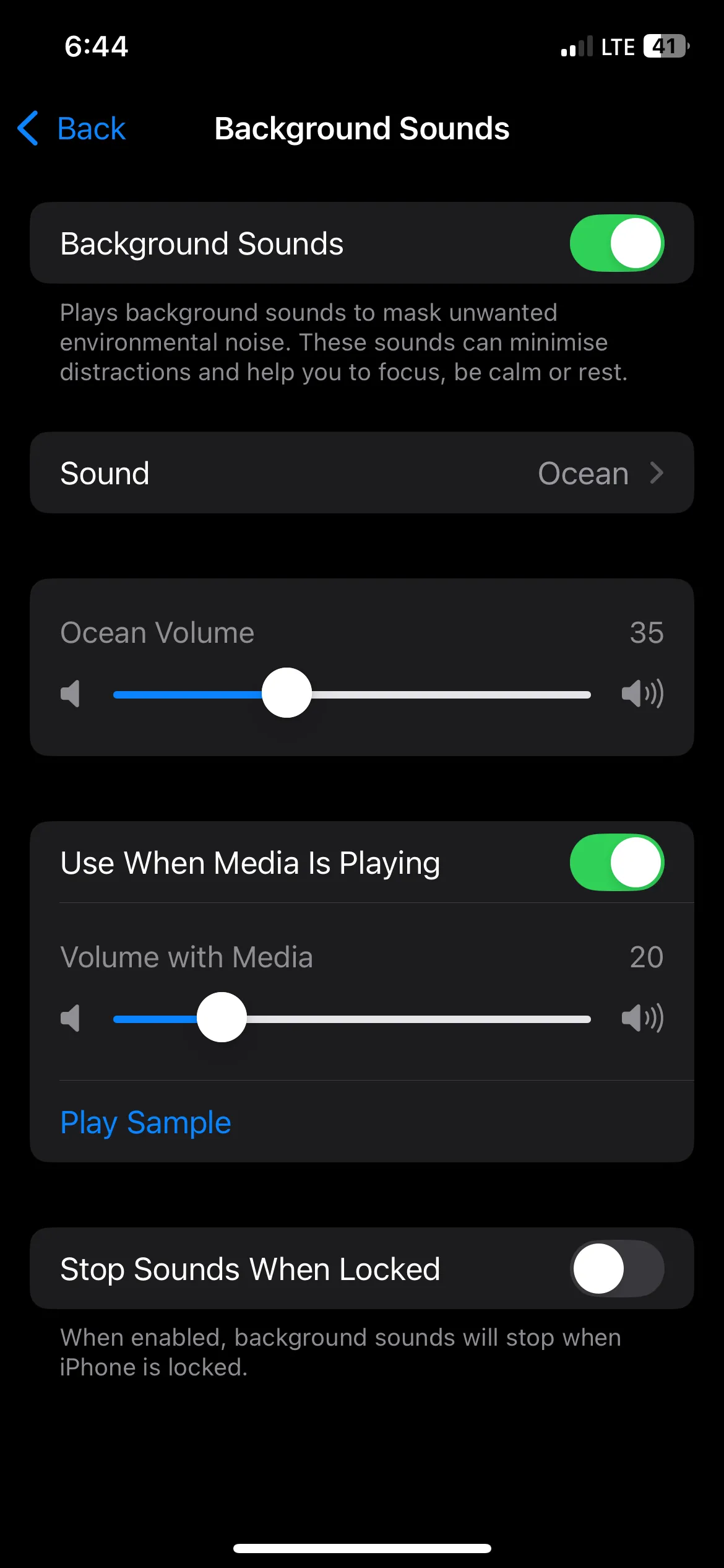 Thay đổi âm thanh nền sang tiếng biển để thư giãn trên iPhone