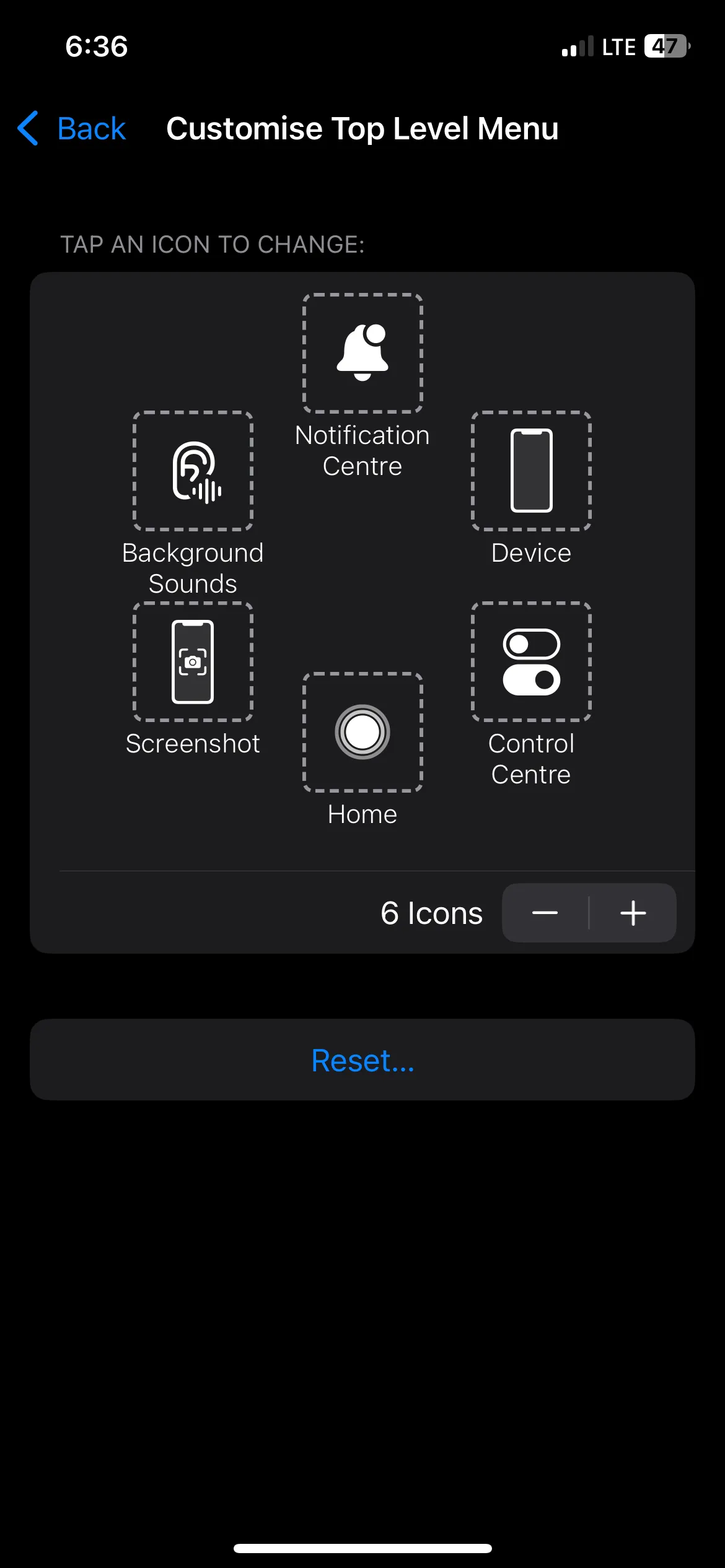 Thêm chức năng chụp ảnh màn hình vào menu AssistiveTouch trên iPhone