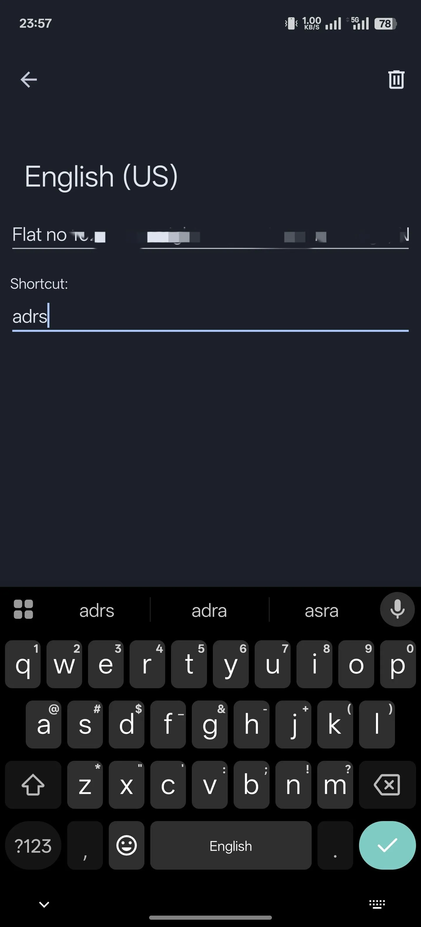 Thiết lập phím tắt văn bản tùy chỉnh trong Gboard giúp gõ nhanh các cụm từ thường dùng.