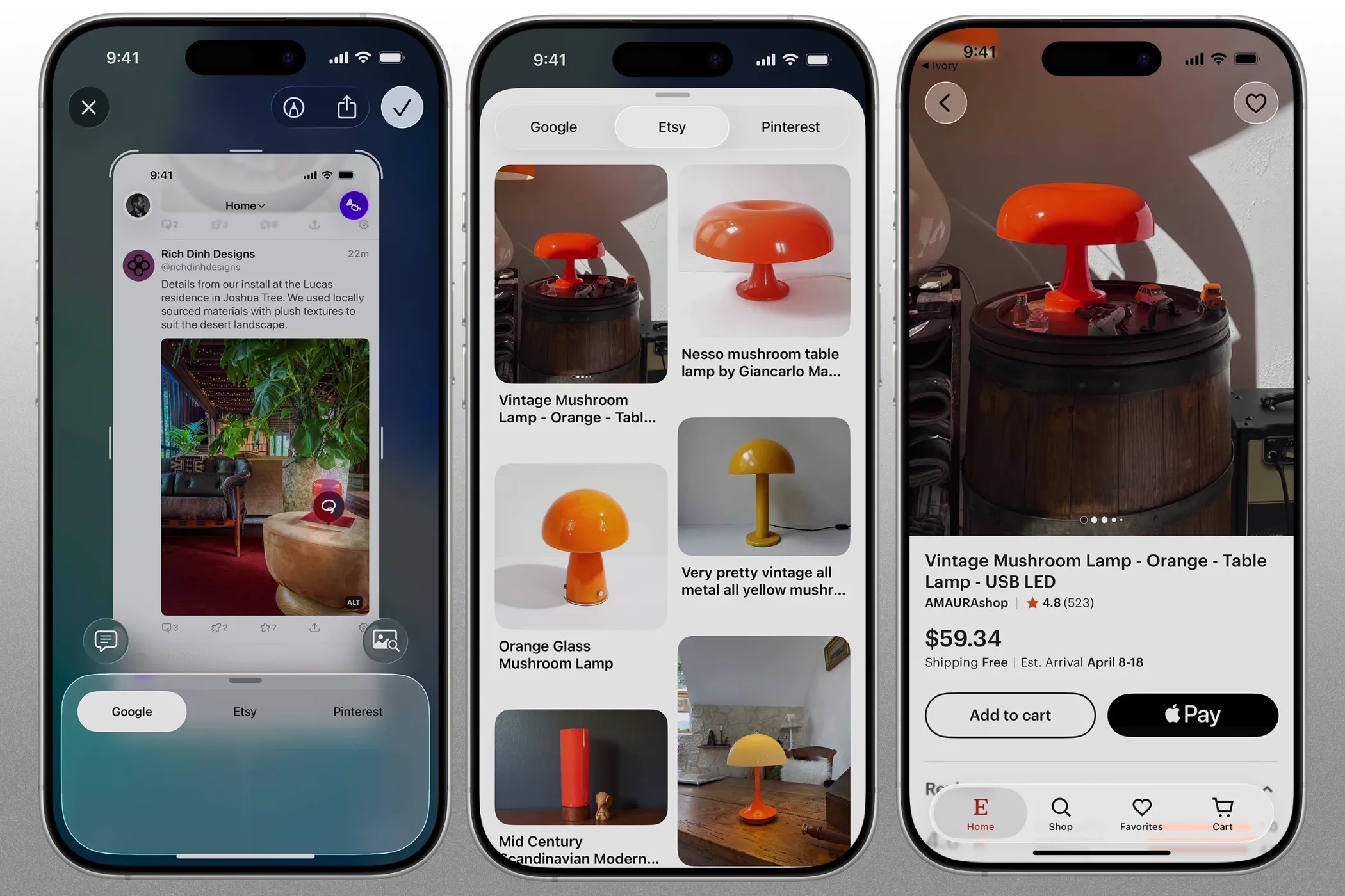 Tìm kiếm thông tin sản phẩm bằng Trí tuệ Thị giác (Visual Intelligence) trên iPhone chạy iOS 26
