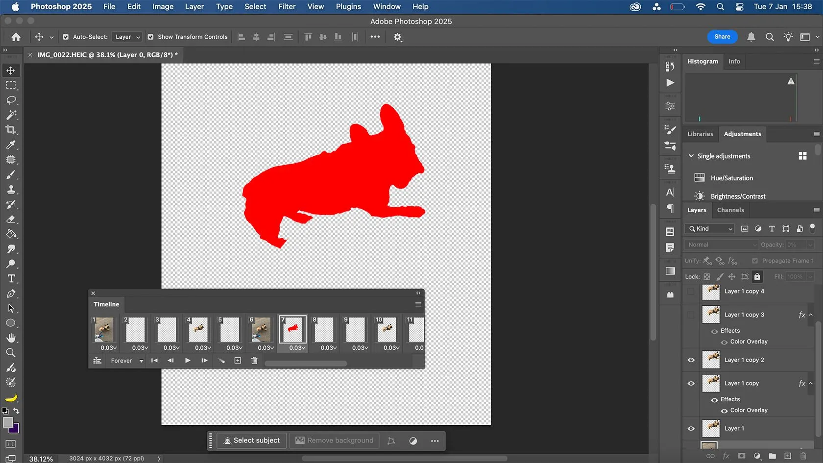 Timeline hoạt hình và video trong Adobe Photoshop để tạo GIF và chuyển động