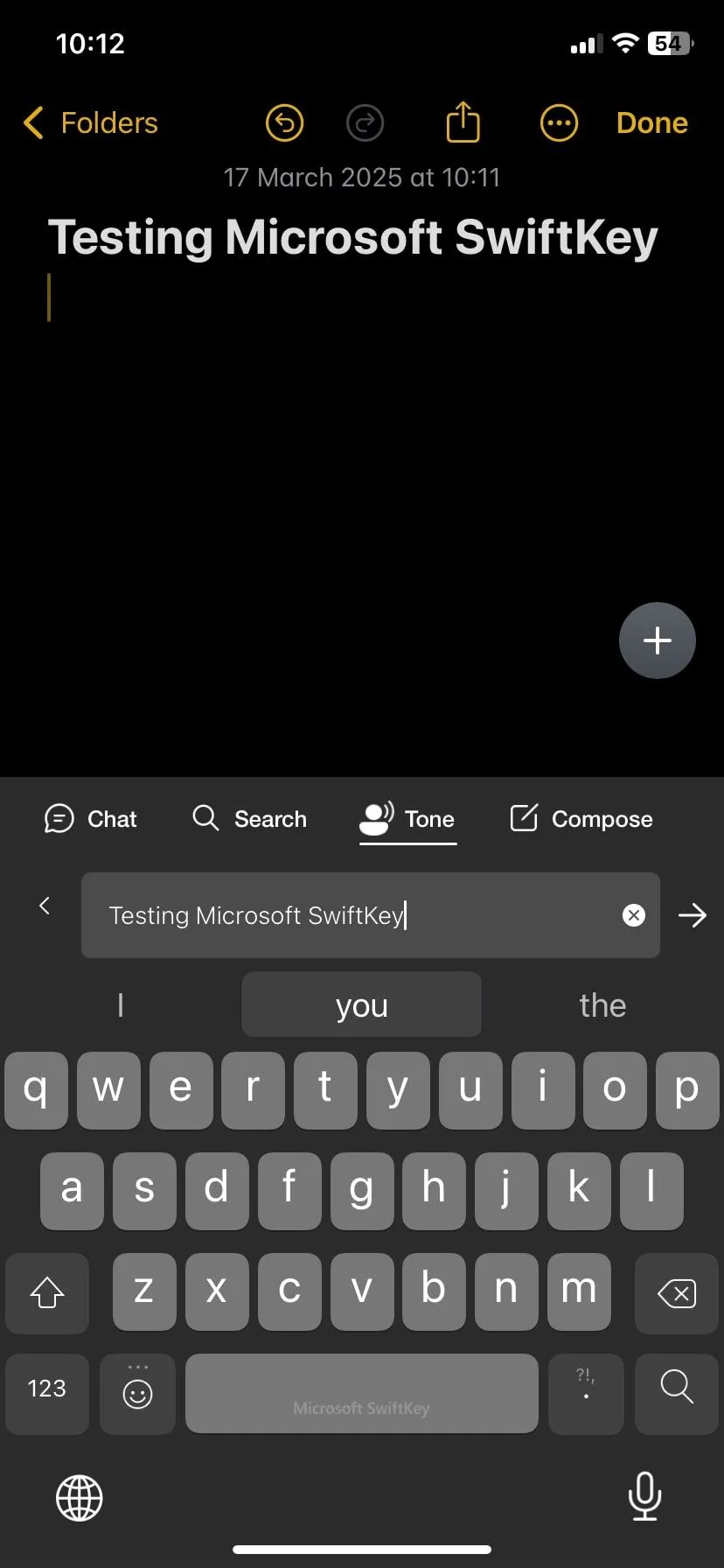 Tính năng điều chỉnh giọng điệu văn bản được hỗ trợ bởi AI trên bàn phím Microsoft SwiftKey