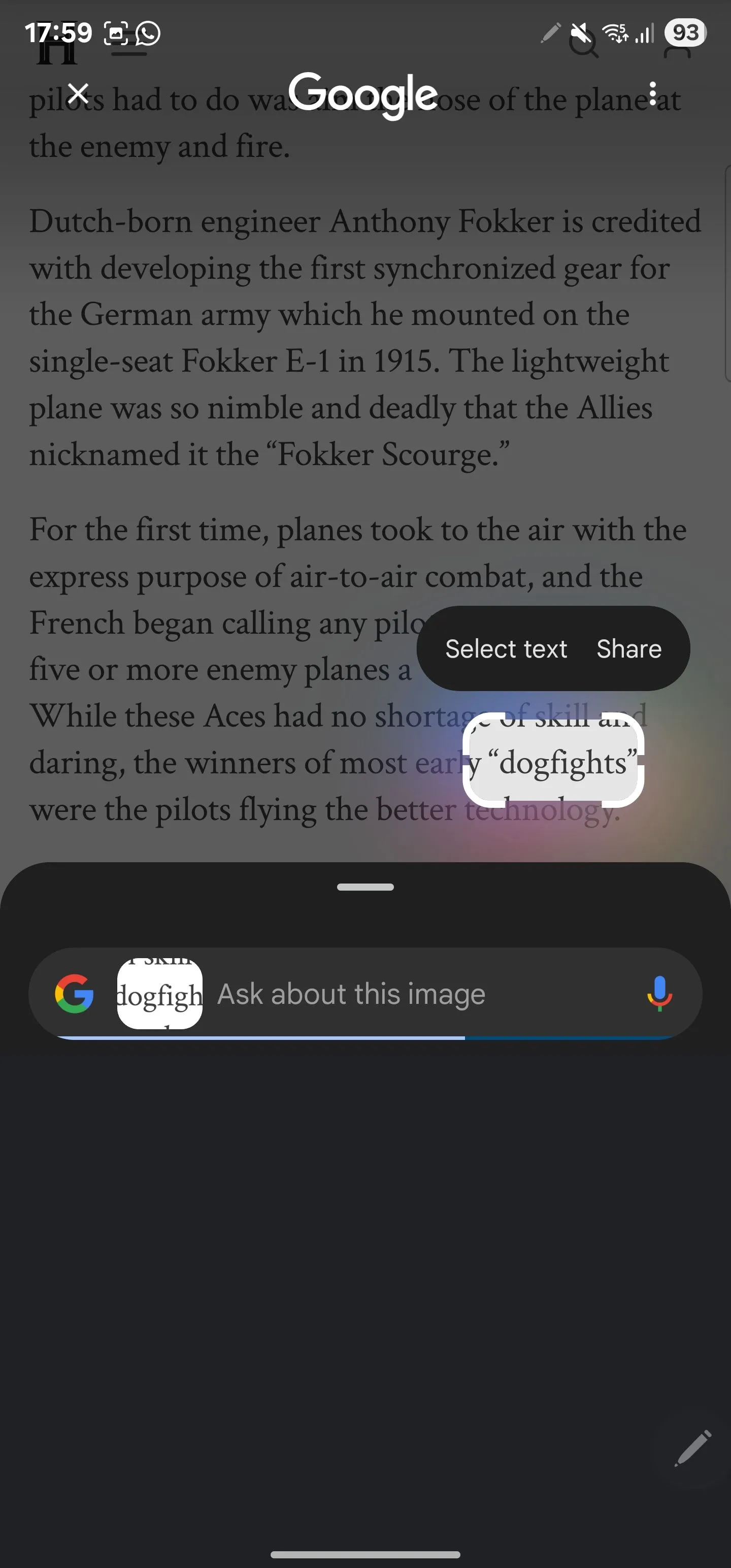 Tra cứu định nghĩa từ khóa bằng Circle to Search trên điện thoại Galaxy