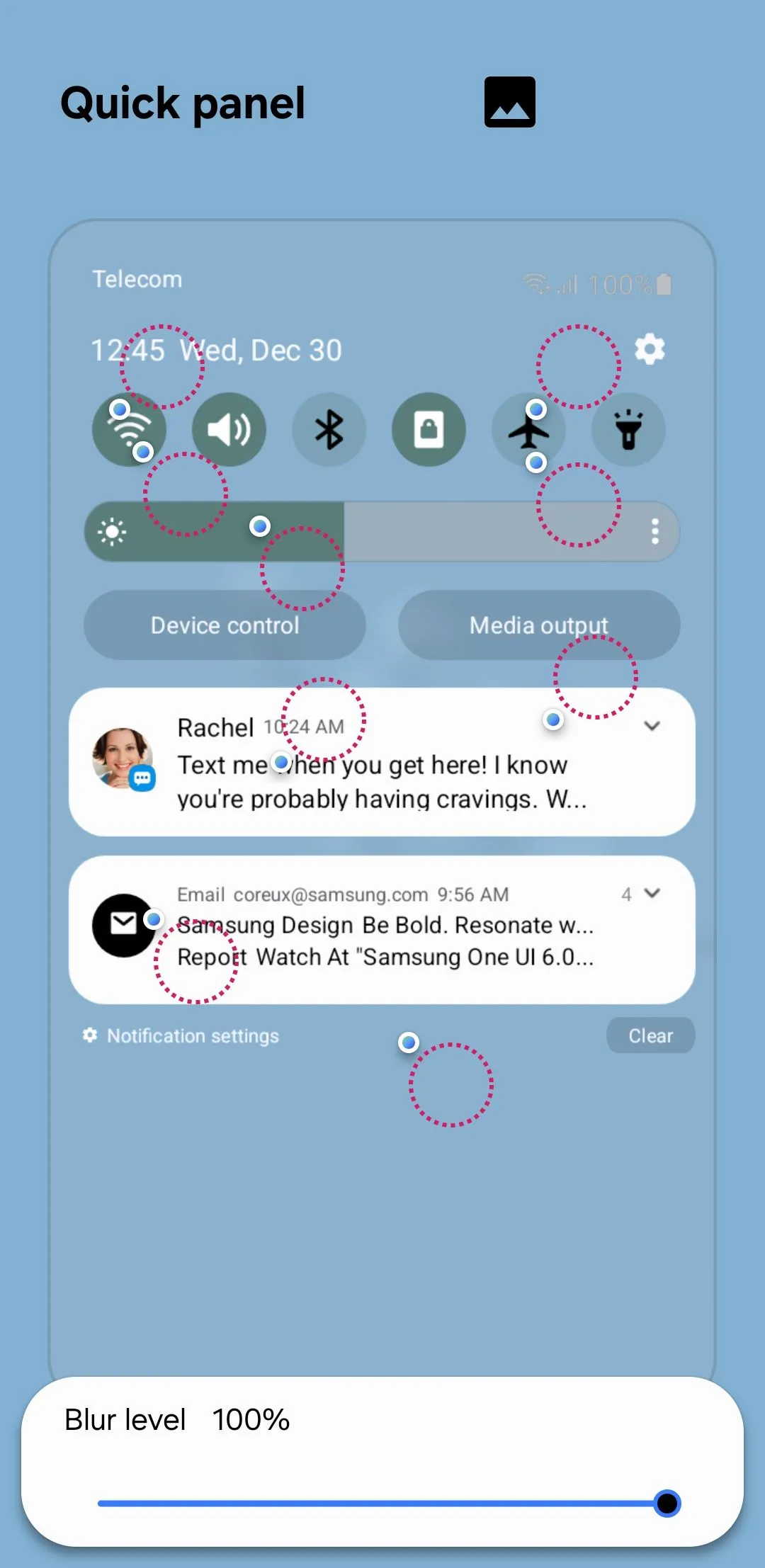 Tùy chỉnh bảng cài đặt nhanh (Quick Settings) với module Theme Park của Good Lock