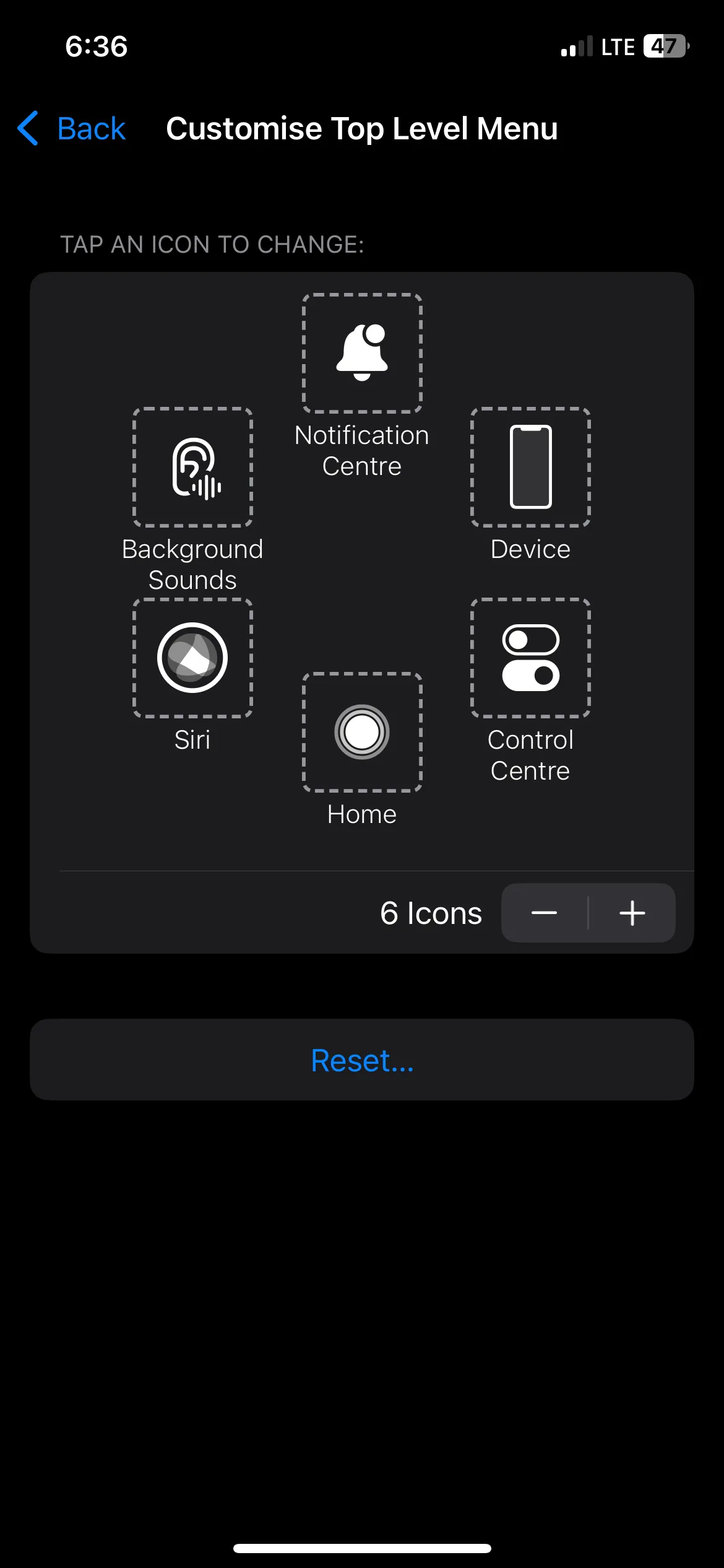 Tùy chỉnh menu AssistiveTouch trên iPhone để thêm hoặc thay đổi chức năng