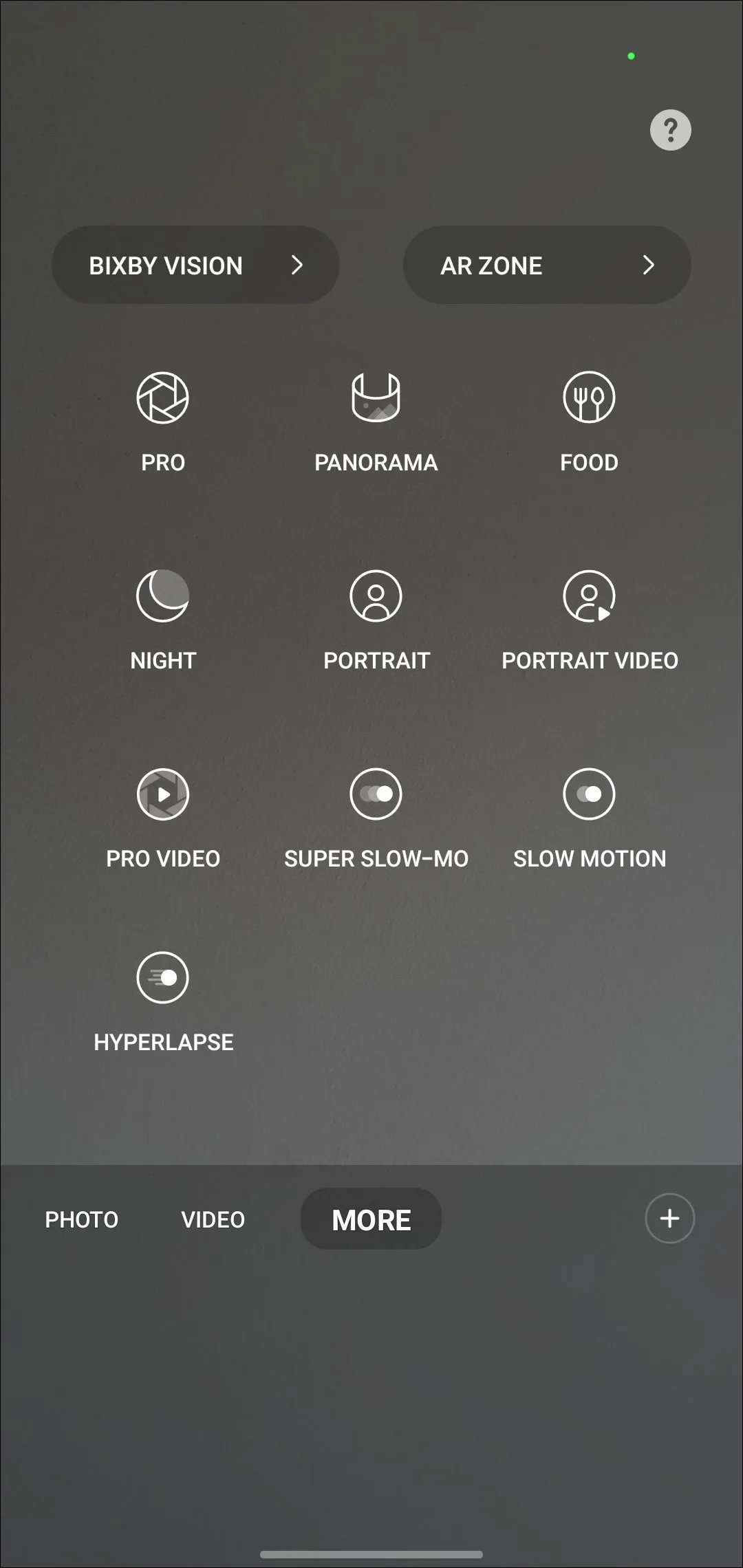 Tùy chọn Hyperlapse trong ứng dụng Camera của Android